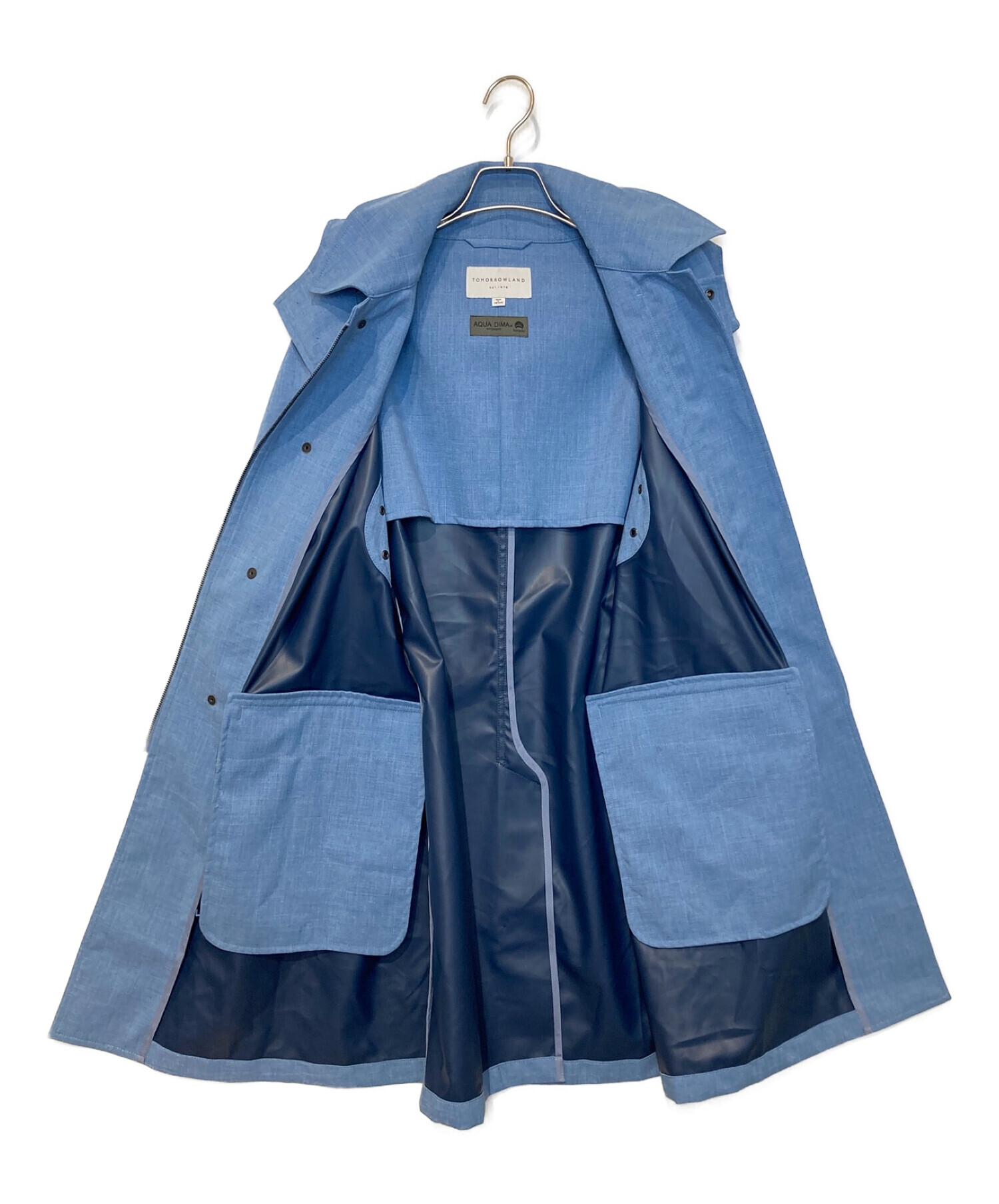 限定品安い【美品】トゥモローランド カシミア100% ジャケット ブルー Sサイズ ジャケット・アウター