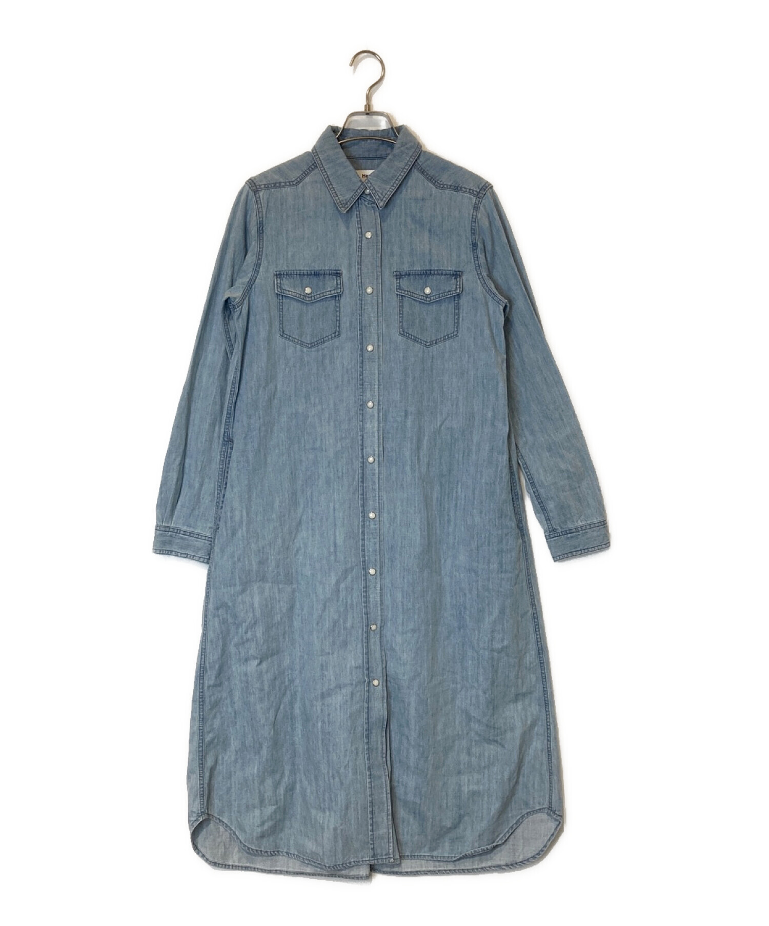 中古・古着通販】Healthy DENIM (ヘルシーデニム) ロングデニムシャツ