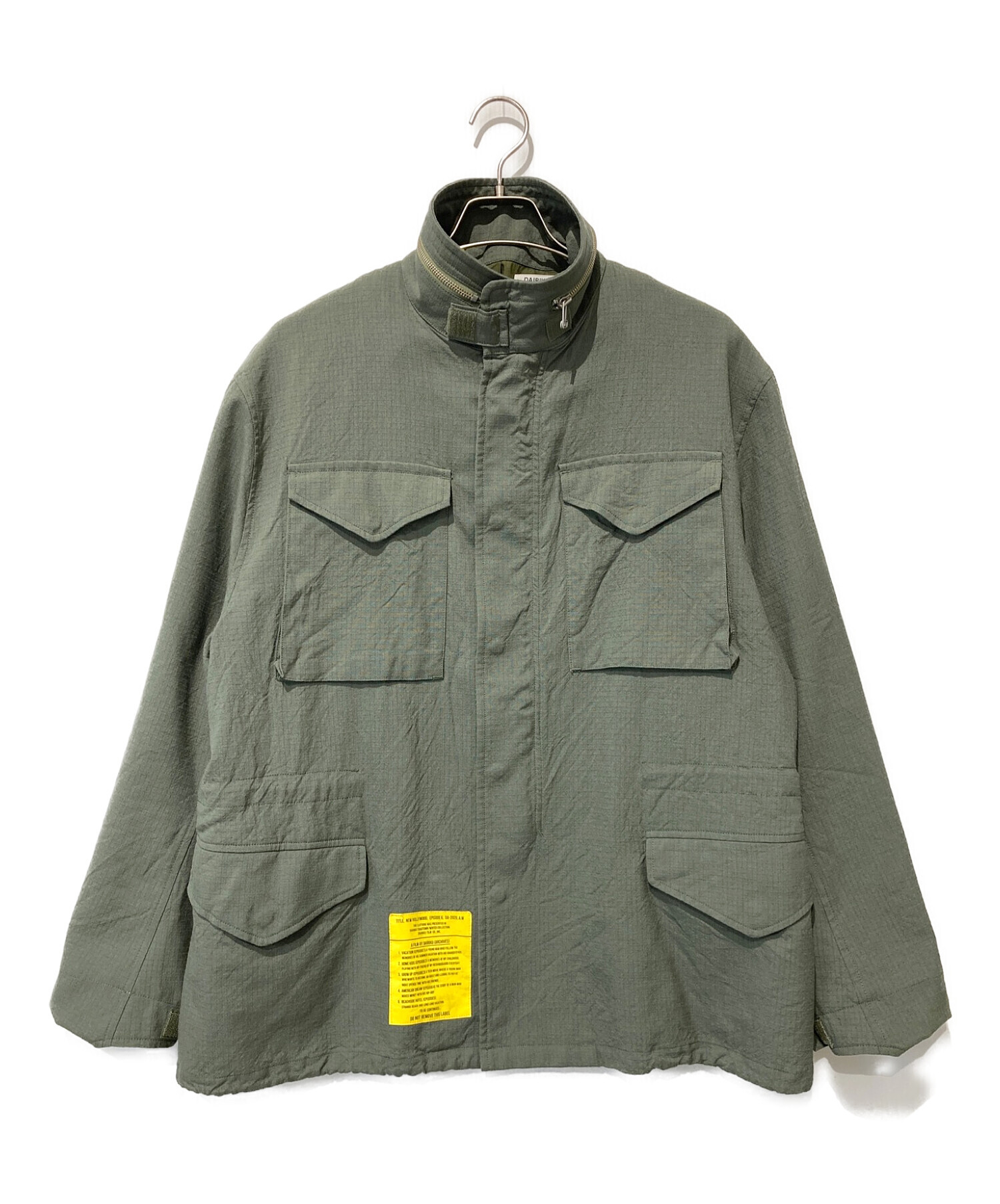 DAIRIKU (ダイリク) Washed M65 Jacket カーキ サイズ:F