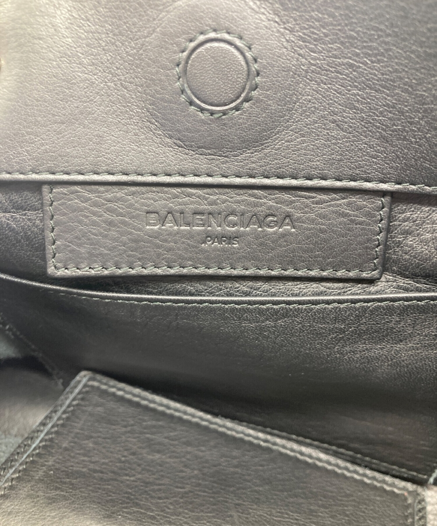 BALENCIAGA (バレンシアガ) ペーパーA6トートバッグ ブラック