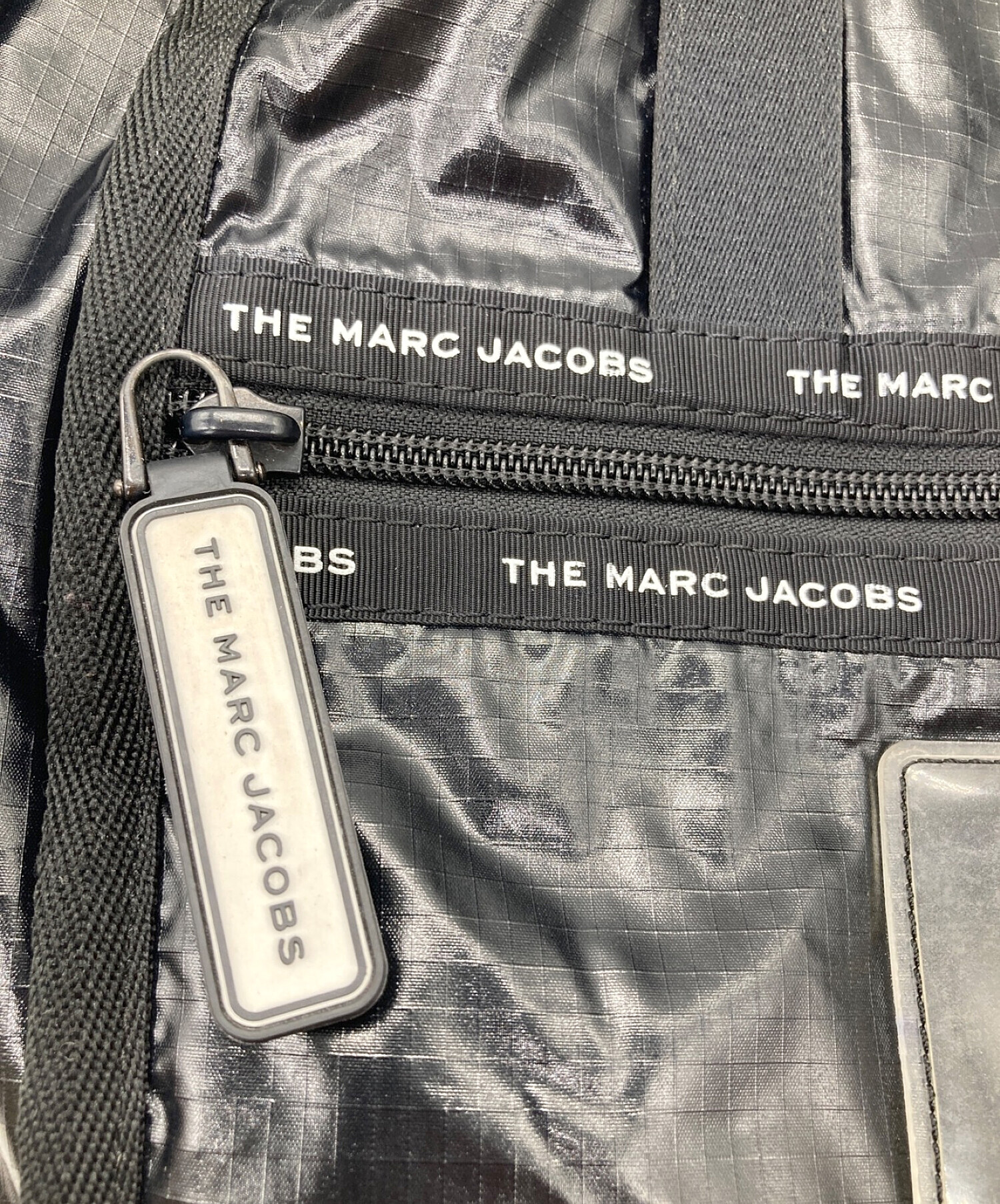 MARC JACOBS (マークジェイコブス) リップストップトートバッグ ブラック