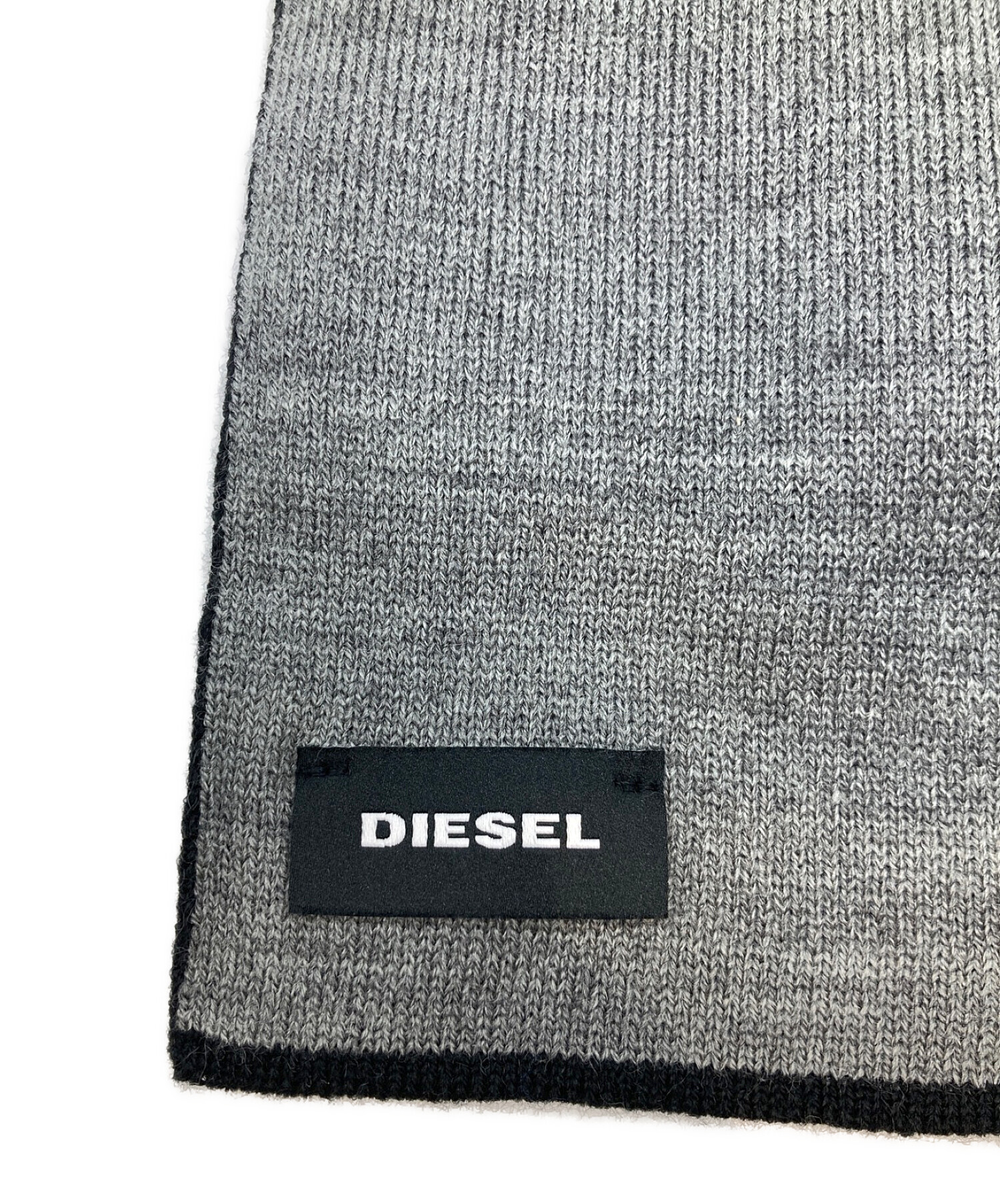 DIESEL (ディーゼル) ロゴマフラー ブラック 未使用品