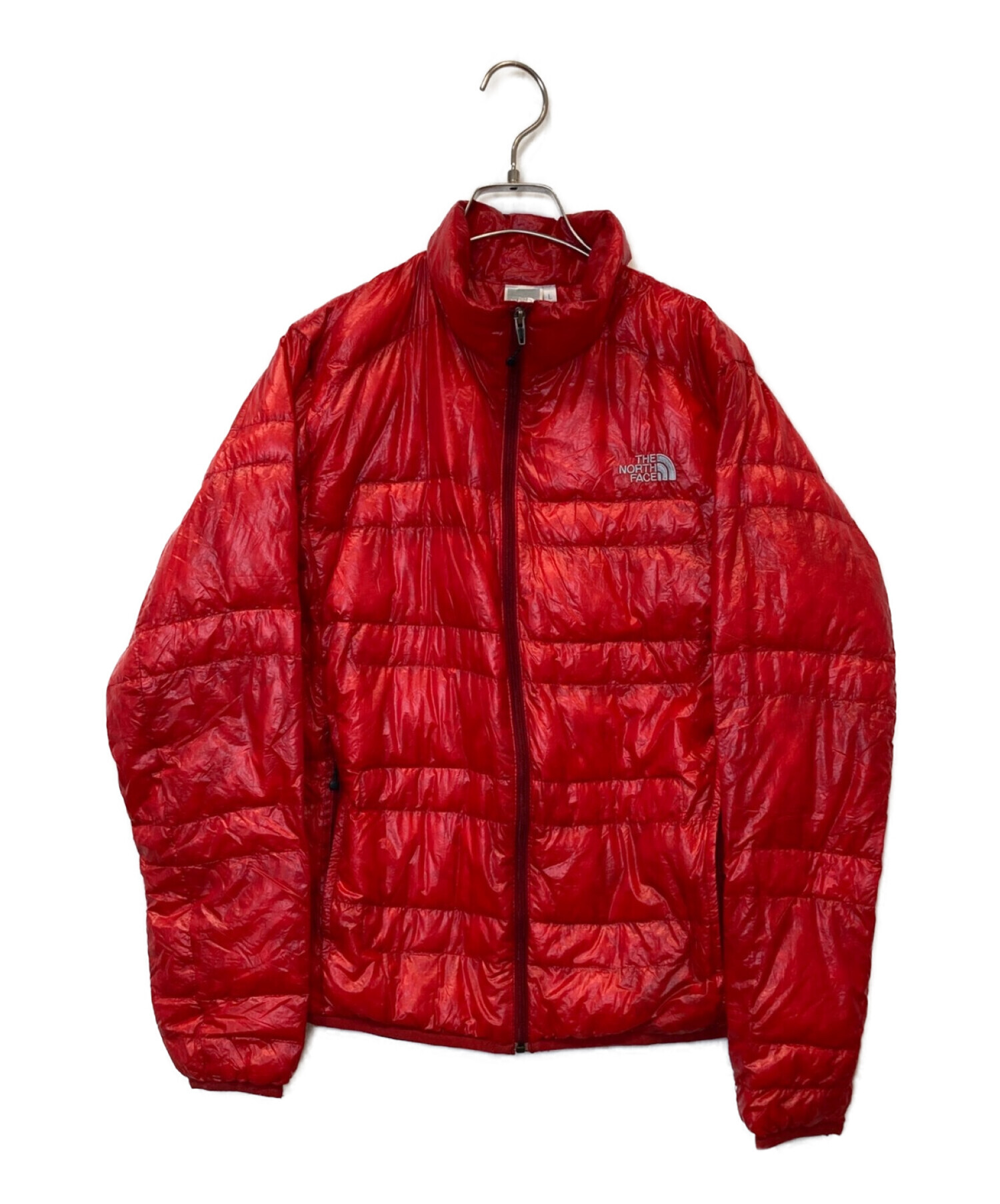 THE NORTH FACE (ザ ノース フェイス) ライトヒートジャケット レッド サイズ:L