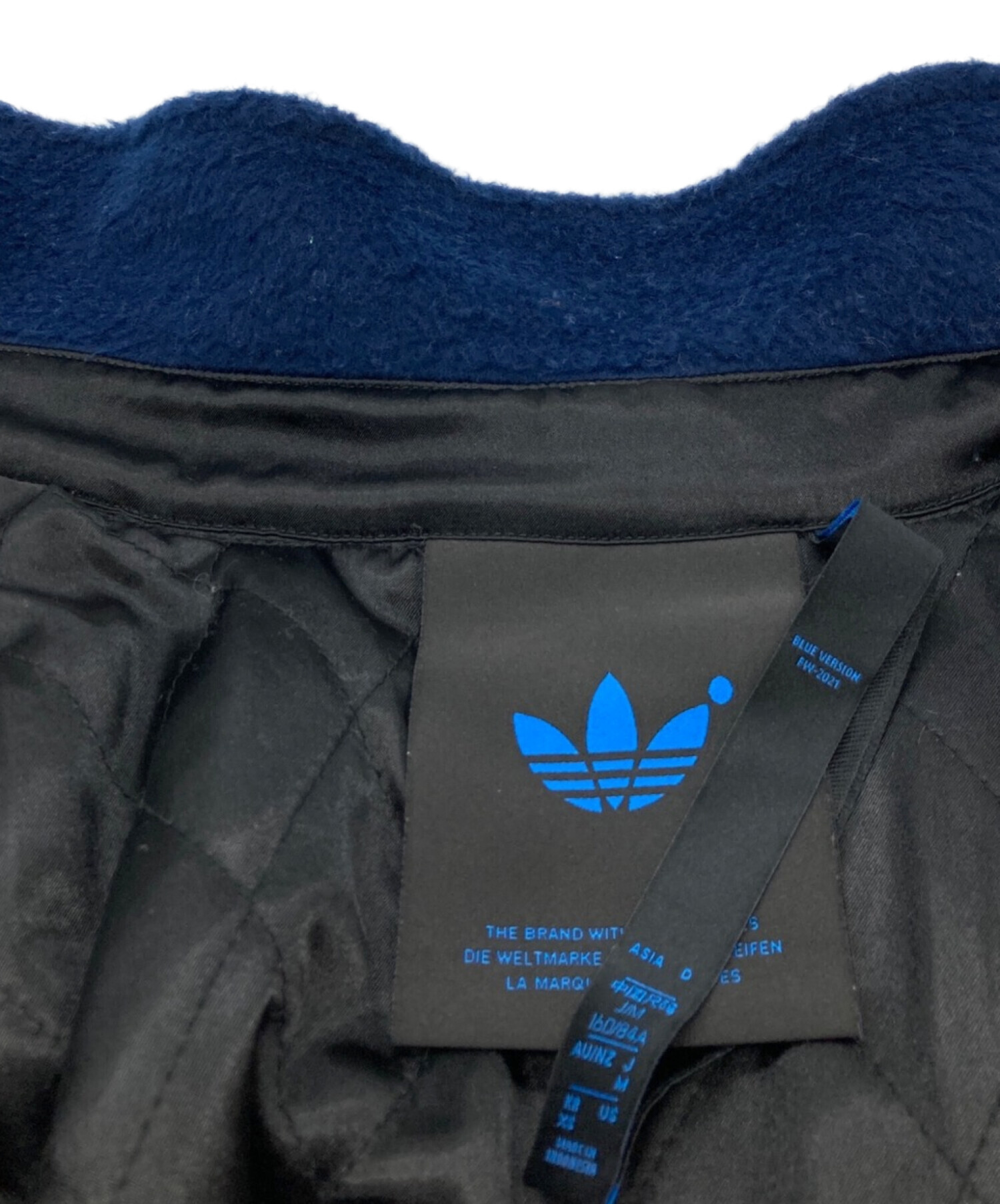 中古・古着通販】adidas (アディダス) フリースジャケット ブルー