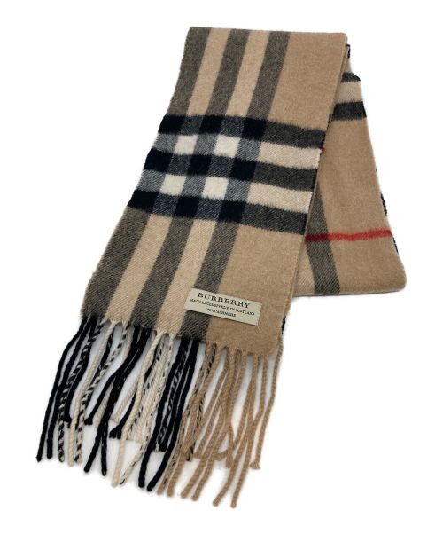 【中古・古着通販】BURBERRY (バーバリー) カシミヤマフラー ブラウン｜ブランド・古着通販 トレファク公式【TREFAC  FASHION】スマホサイト