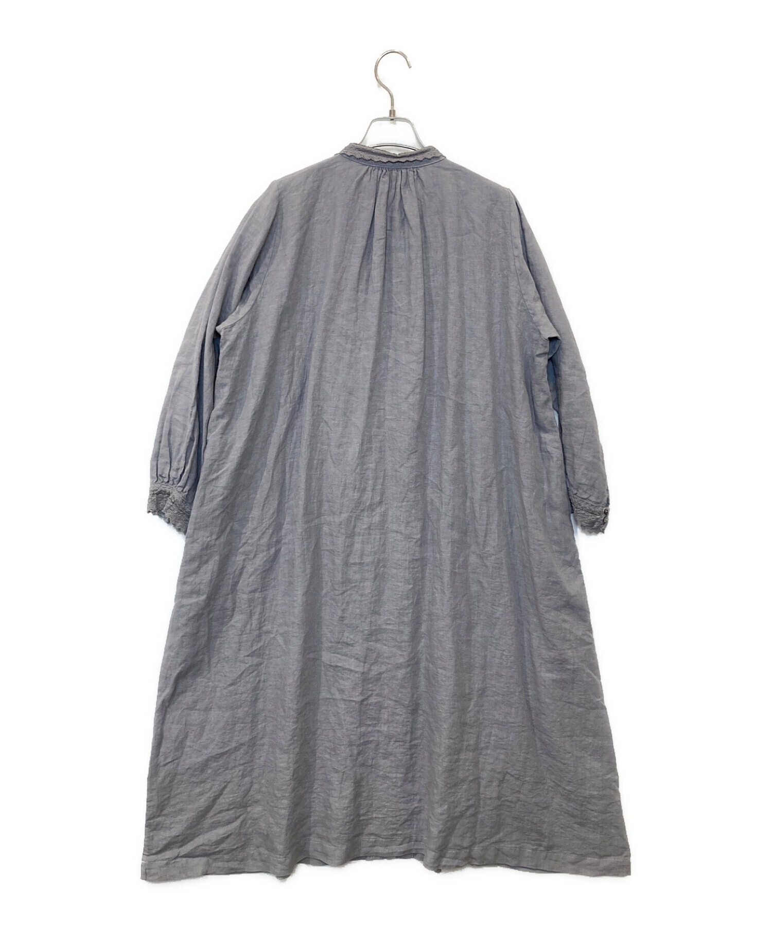 中古・古着通販】nest Robe (ネストローブ) リネンレースギャザー