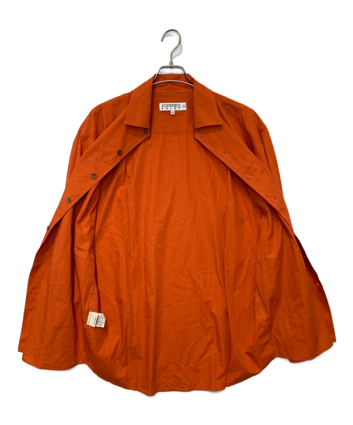 中古・古着通販】ICEBERG (アイスバーグ) シャツ オレンジ サイズ:XL