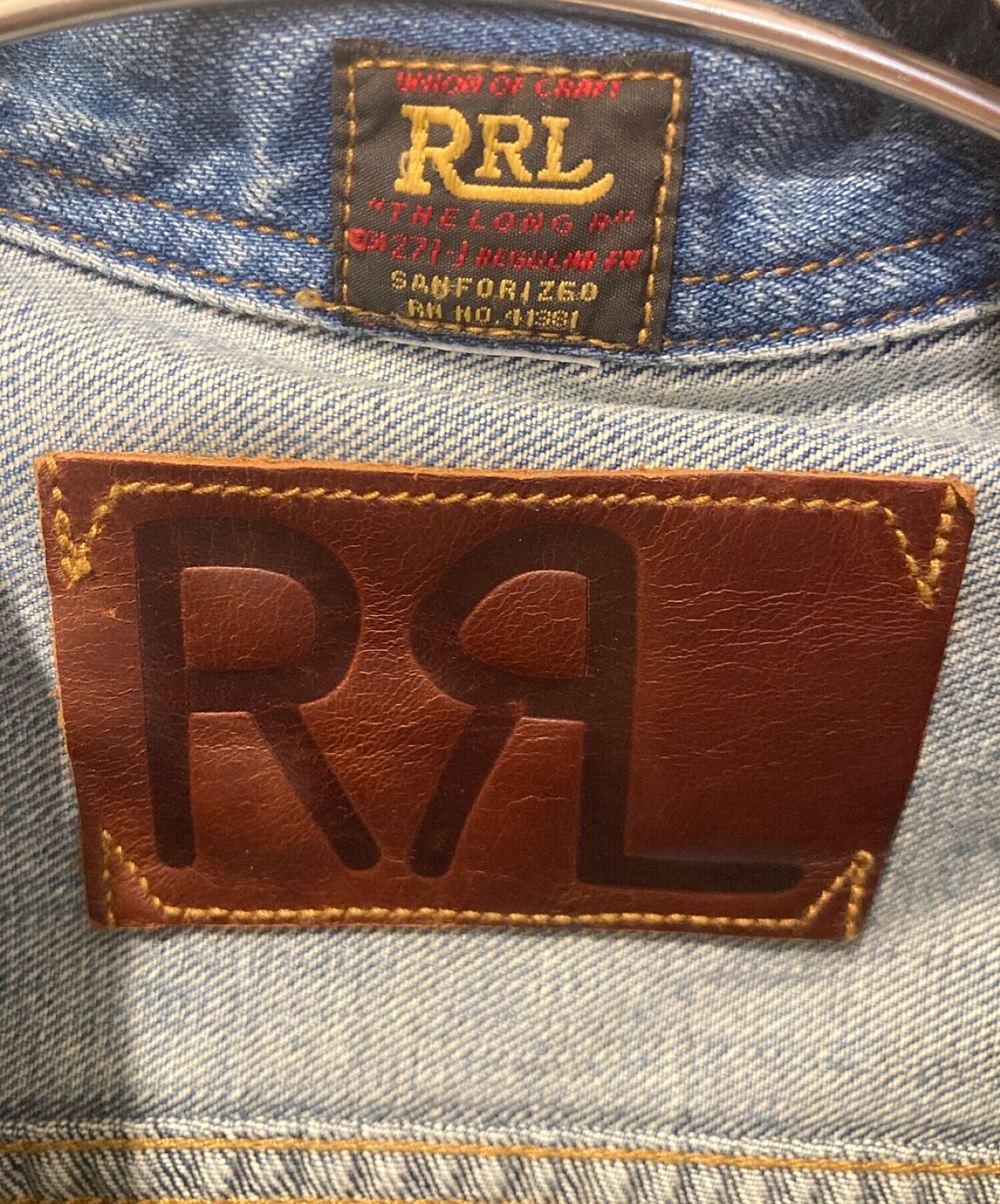 中古・古着通販】RRL (ダブルアールエル) カウボーイデニムジャケット