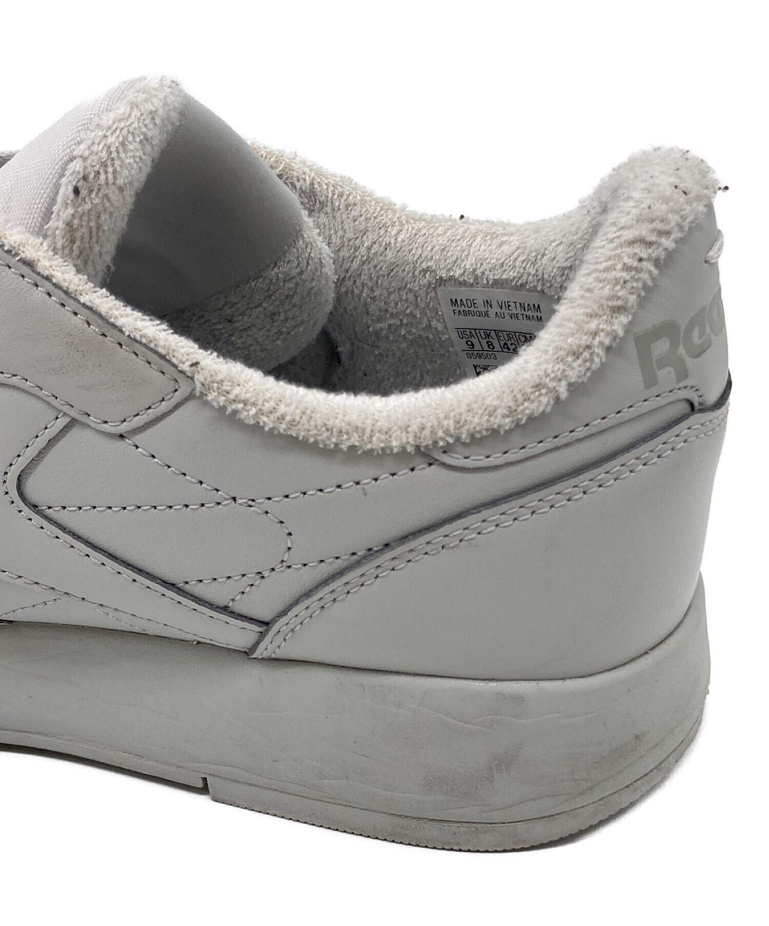 margiela reebok タビスニーカー 42 27cm グレー - 靴