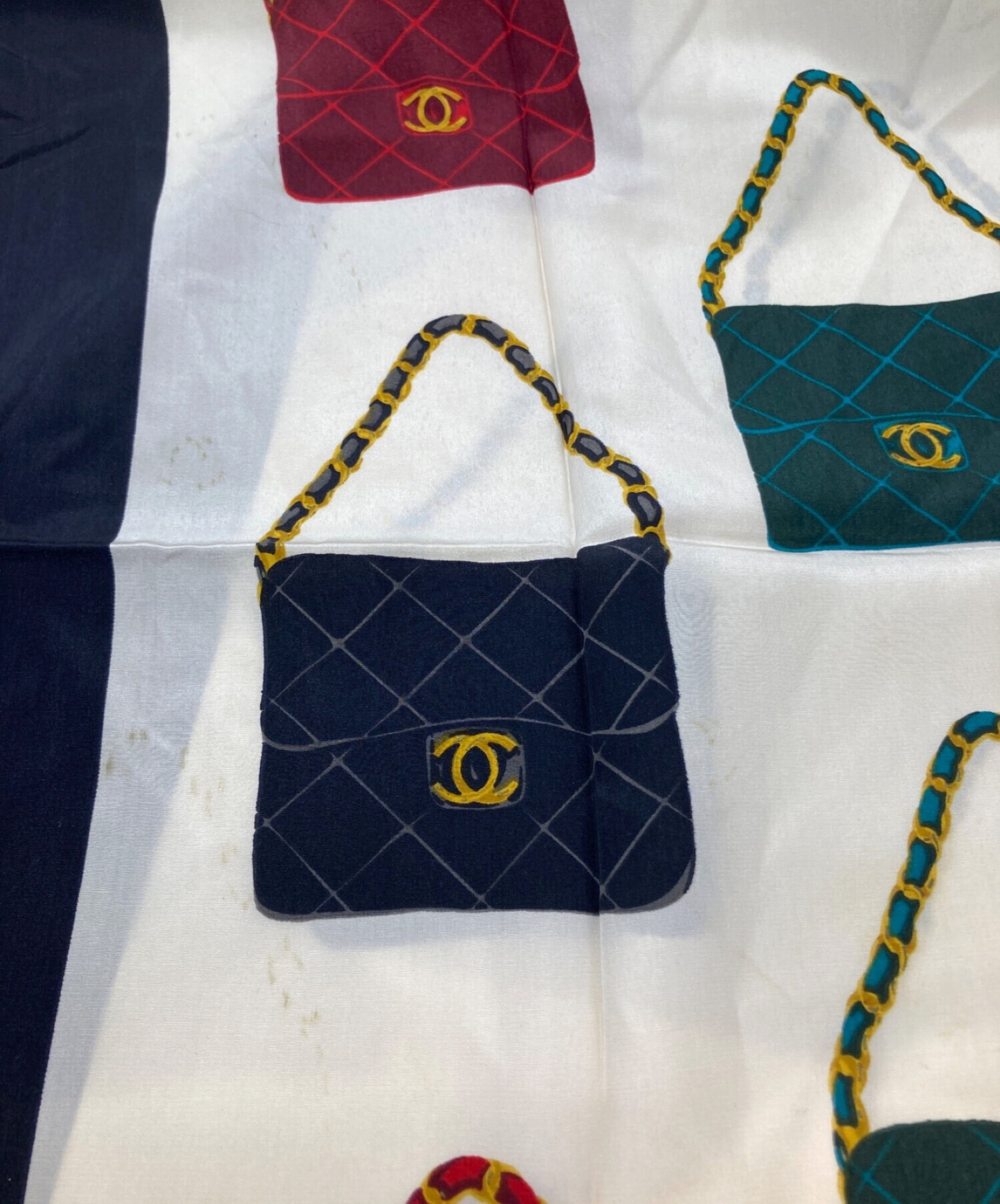 中古・古着通販】CHANEL (シャネル) マトラッセプリントスカーフ