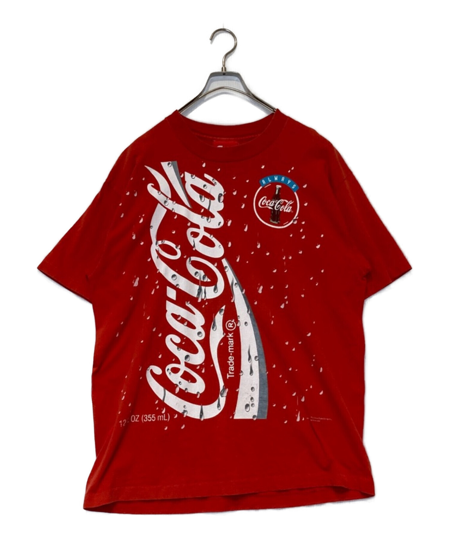 Coca Cola (コカコーラ) Tシャツ レッド サイズ:XL
