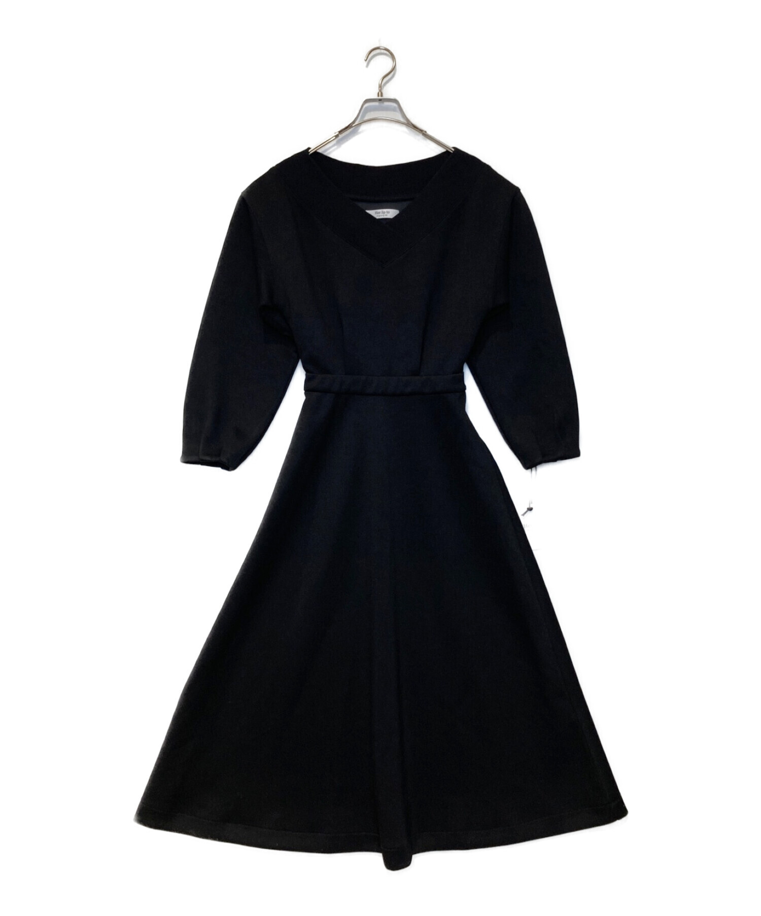 HER LIP TO (ハーリップトゥ) Easy Essential Jersey Dress ブラック サイズ:M 未使用品