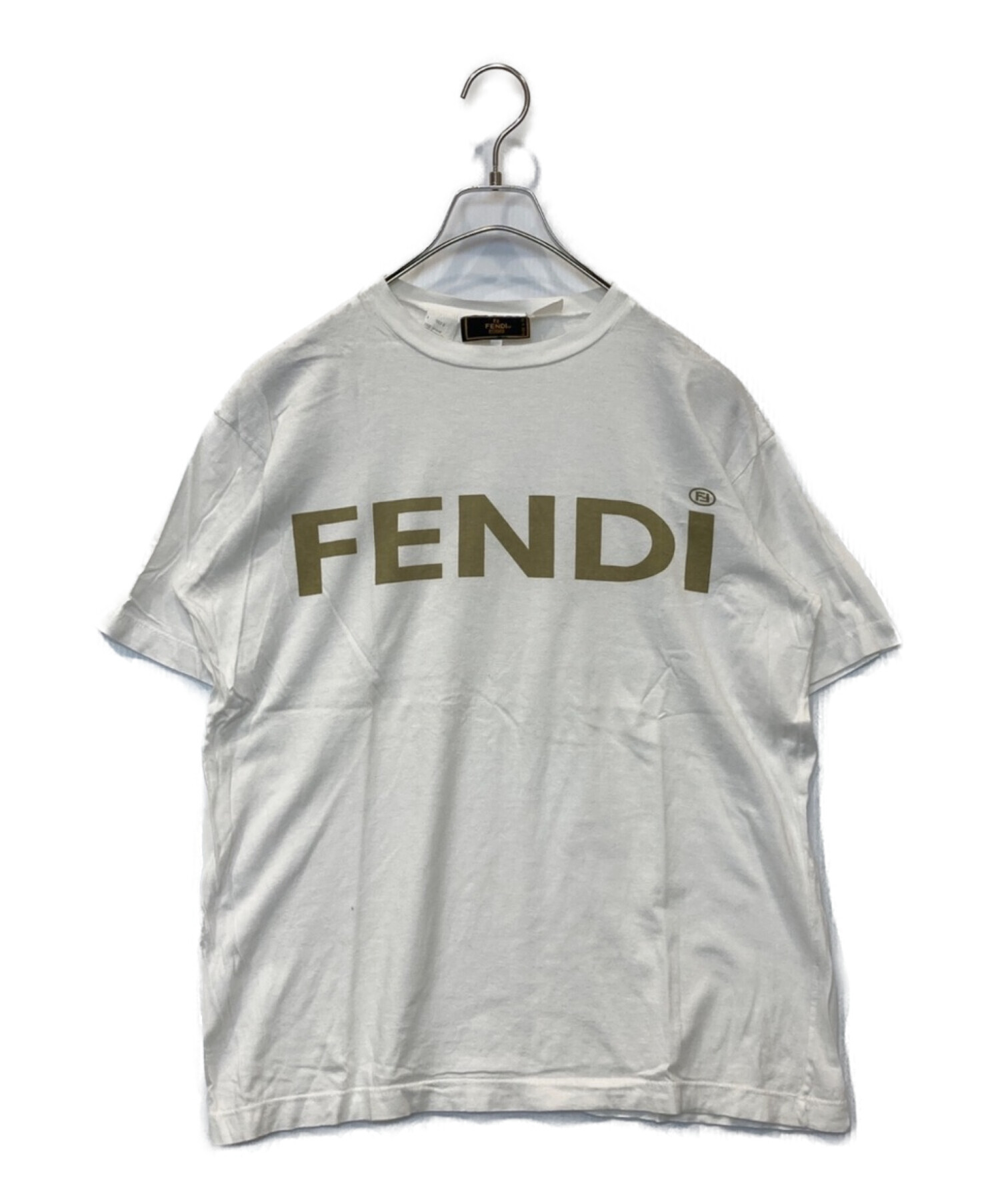 ビンテージ FENDI プレーンビッグシルエットシャツ イタリア製 フェンディ