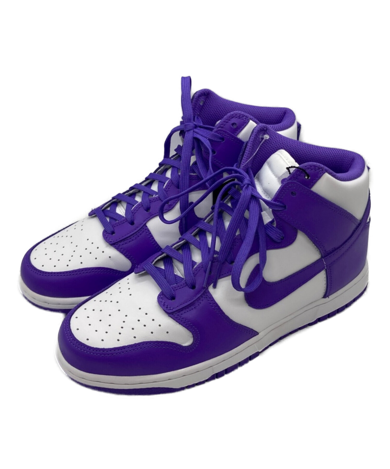 NIKE (ナイキ) WMNS DUNK HIGH パープル サイズ:27.5cm 未使用品