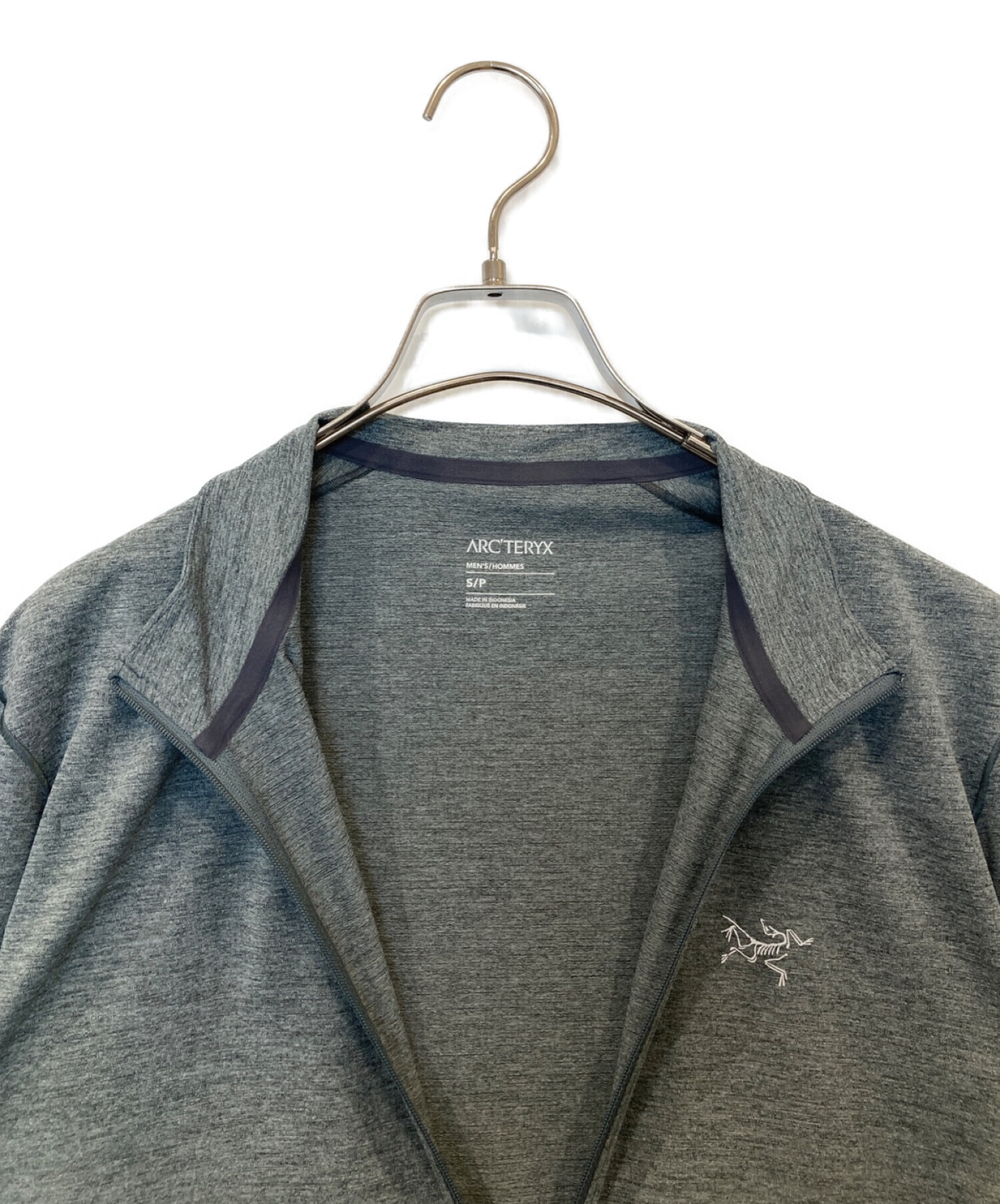 ARC'TERYX (アークテリクス) Cormac Zip Neck LS グレー サイズ:S