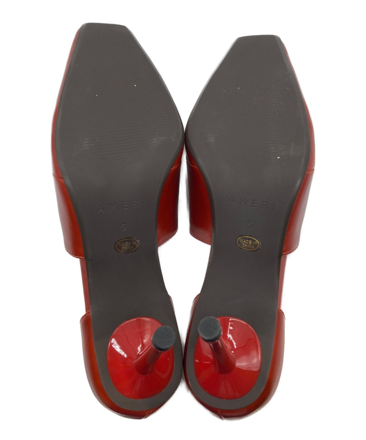 中古・古着通販】Ameri (アメリ) UNDRESSED SHAPELY PUMPS レッド