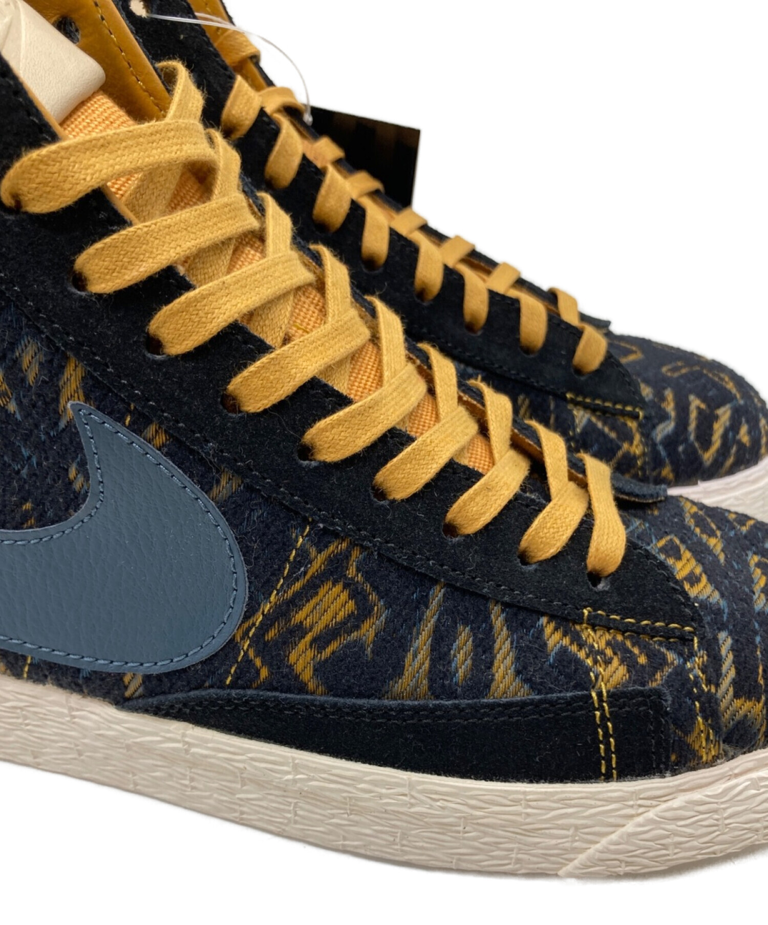 NIKE (ナイキ) BLAZER MID PRM ネイビー サイズ:23 未使用品