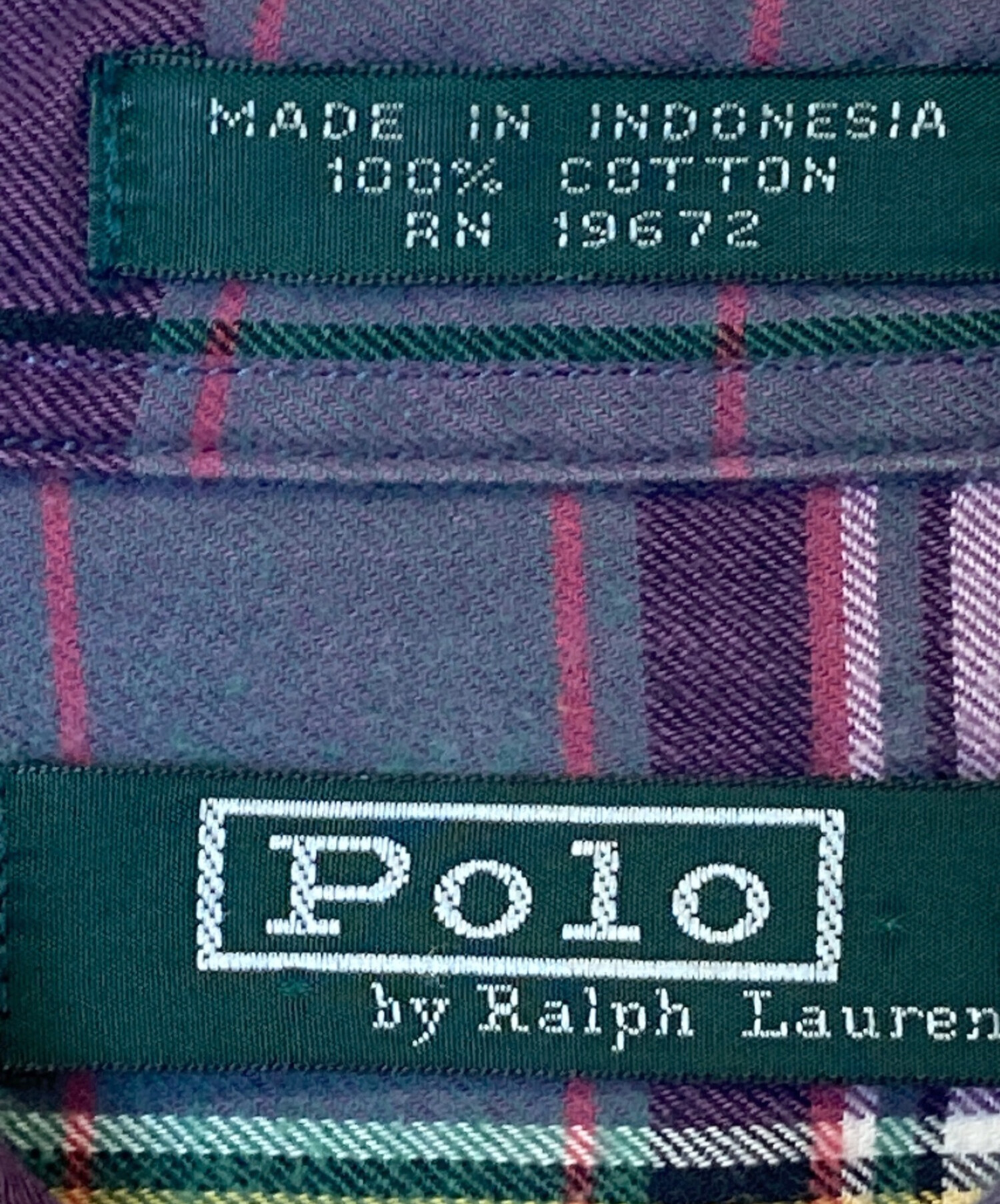 中古・古着通販】POLO RALPH LAUREN (ポロ・ラルフローレン) チェック