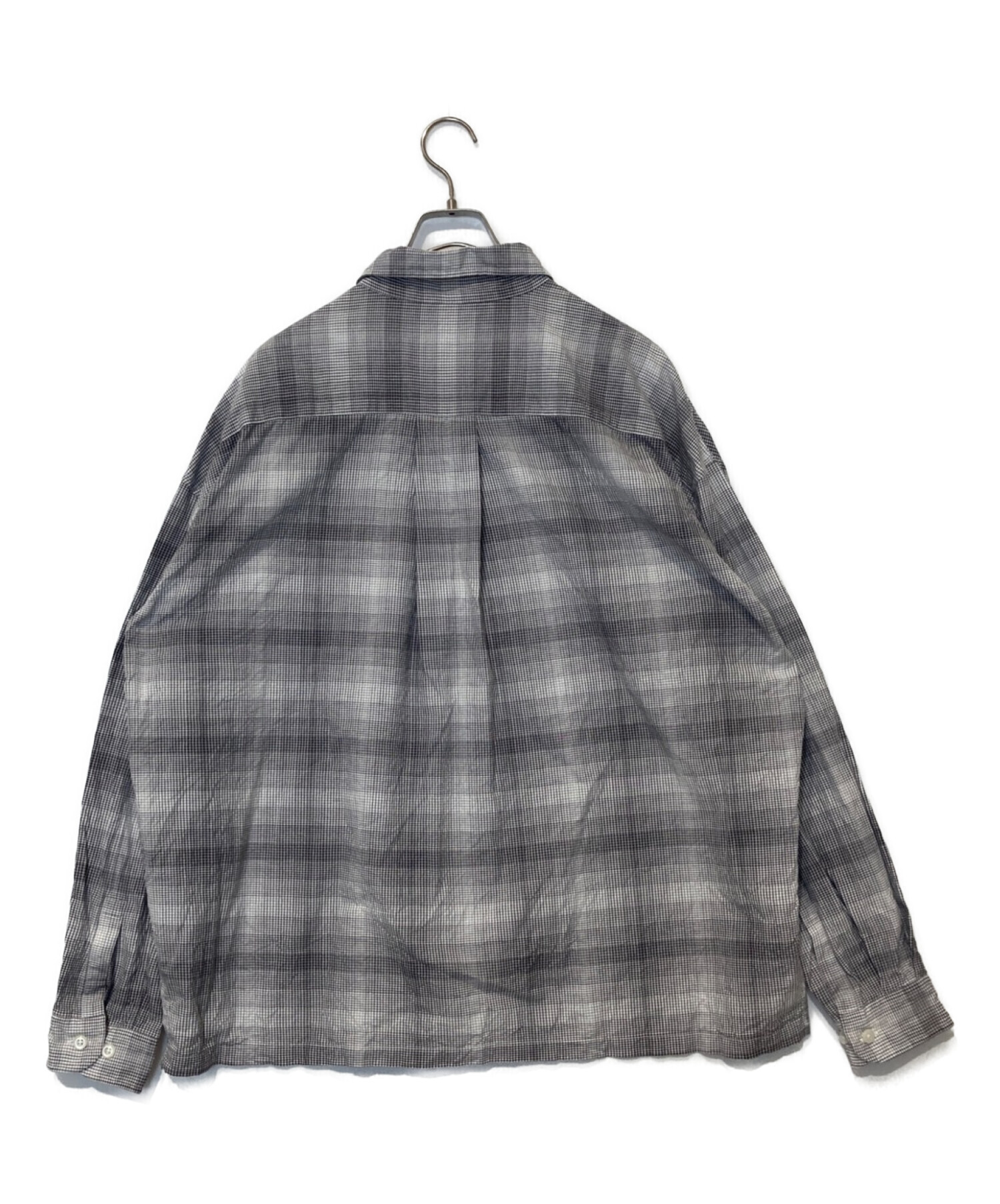 中古・古着通販】COOTIE PRODUCTIONS (クーティープロダクツ) Ombre Check L/S Shirt/長袖シャツ グレー サイズ: L｜ブランド・古着通販 トレファク公式【TREFAC FASHION】スマホサイト