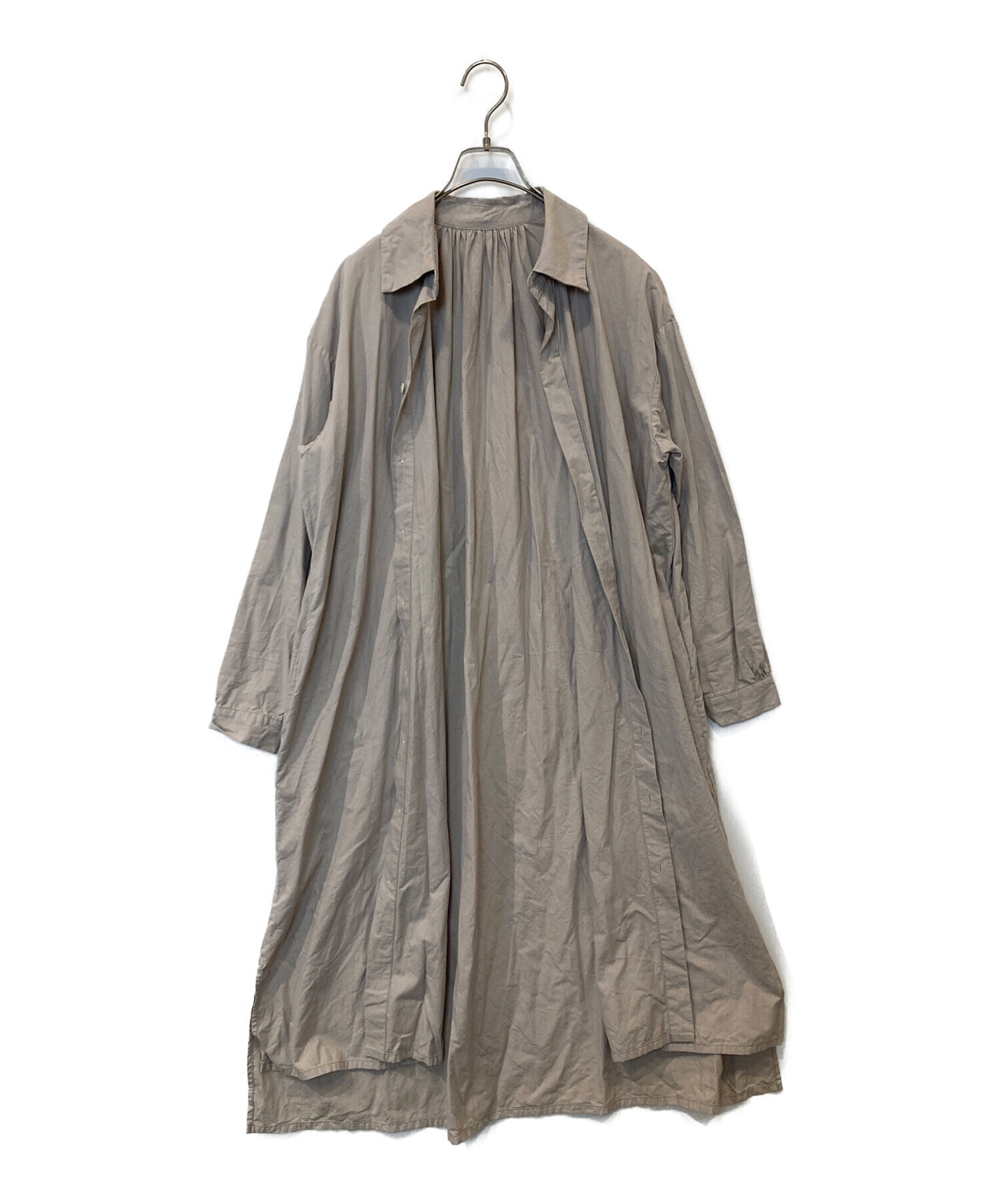 COSMIC WONDER (コズミックワンダー) Cotton wool shirt dress ベージュ サイズ:1