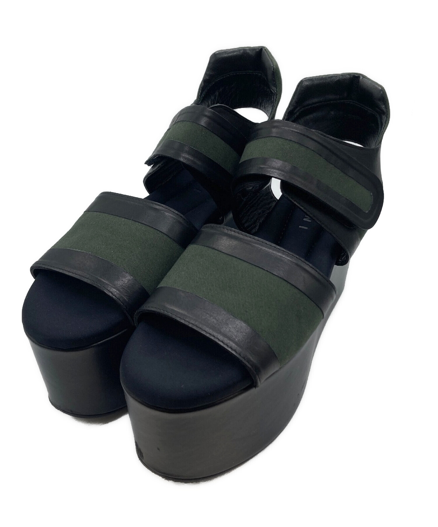Marni マルニ サンダル サイズ36 ブラック - 靴
