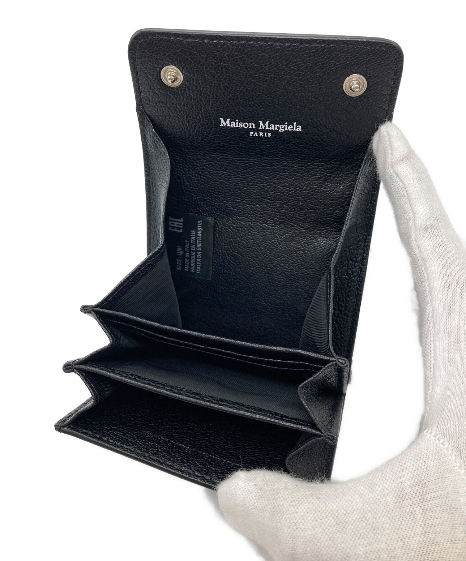 Maison Margiela (メゾンマルジェラ) アコーディオンカードケース ブラック