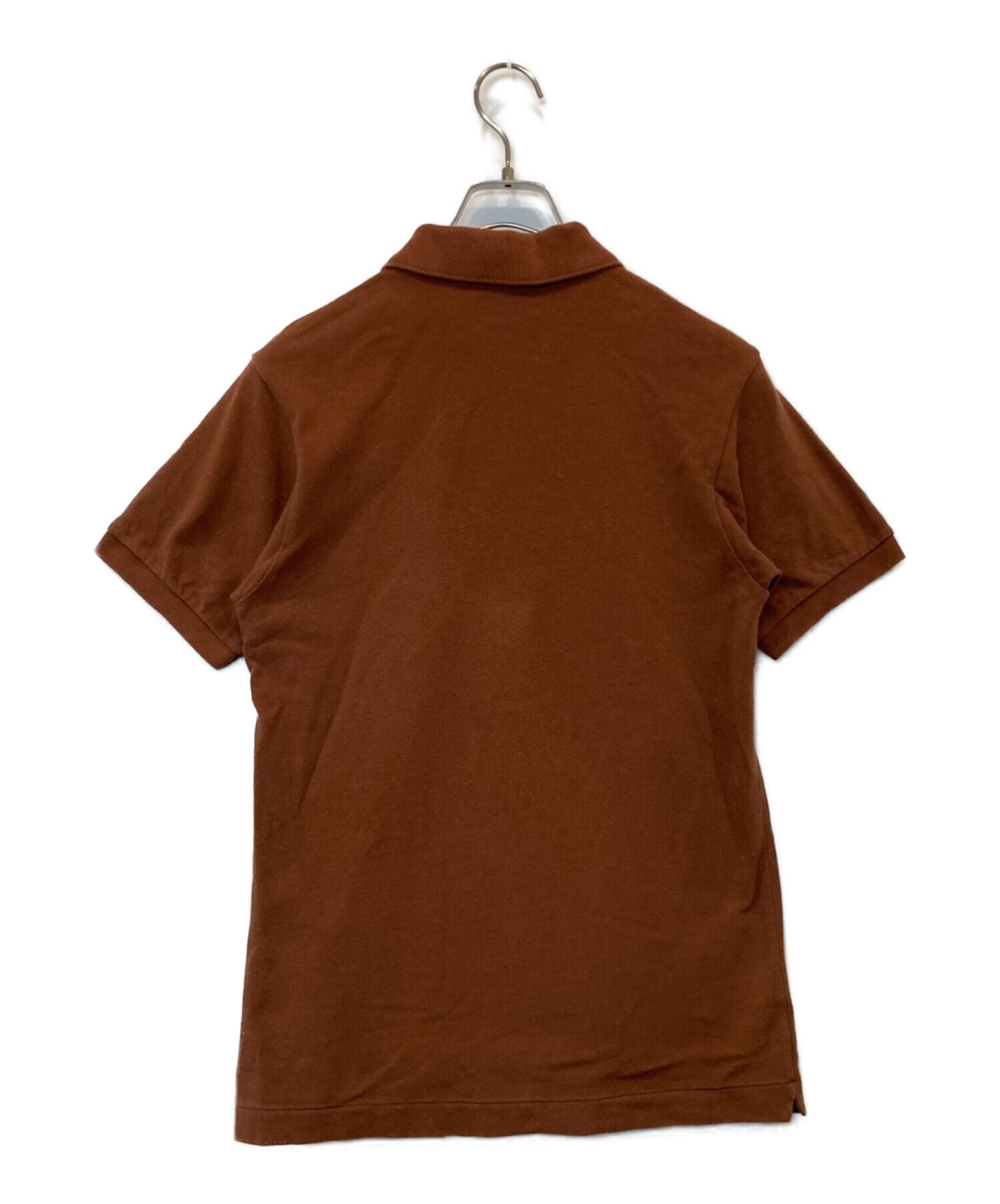 中古・古着通販】LACOSTE (ラコステ) ポロシャツ ブラウン サイズ:XS 