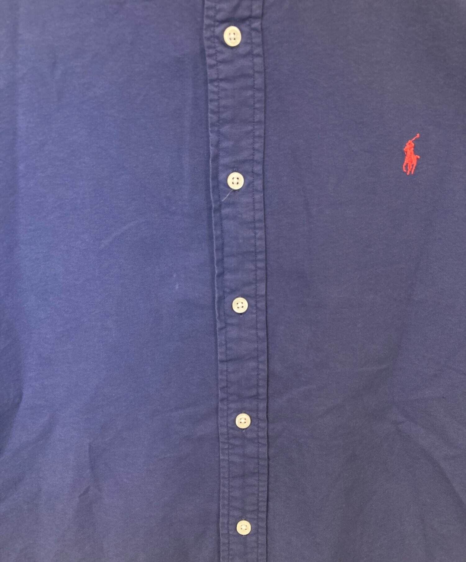 RALPH LAUREN (ラルフローレン) ボタンダウンシャツ ネイビー サイズ:XL
