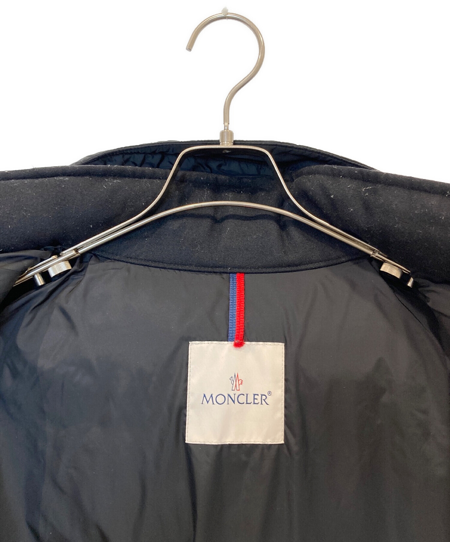 中古・古着通販】MONCLER (モンクレール) ウール切替えダウン