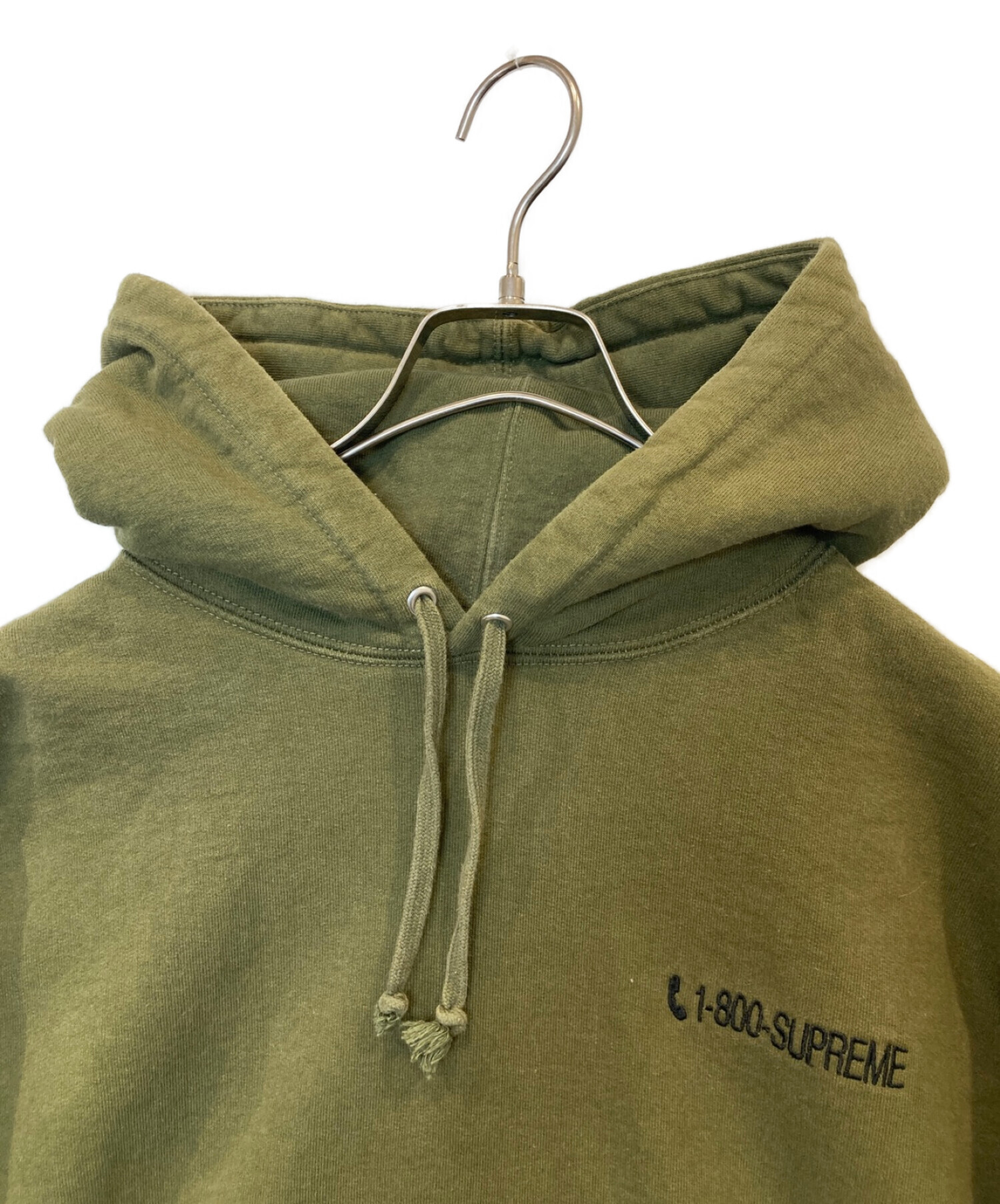supreme 1-800 Hooded Swdatshirt Olive - パーカー