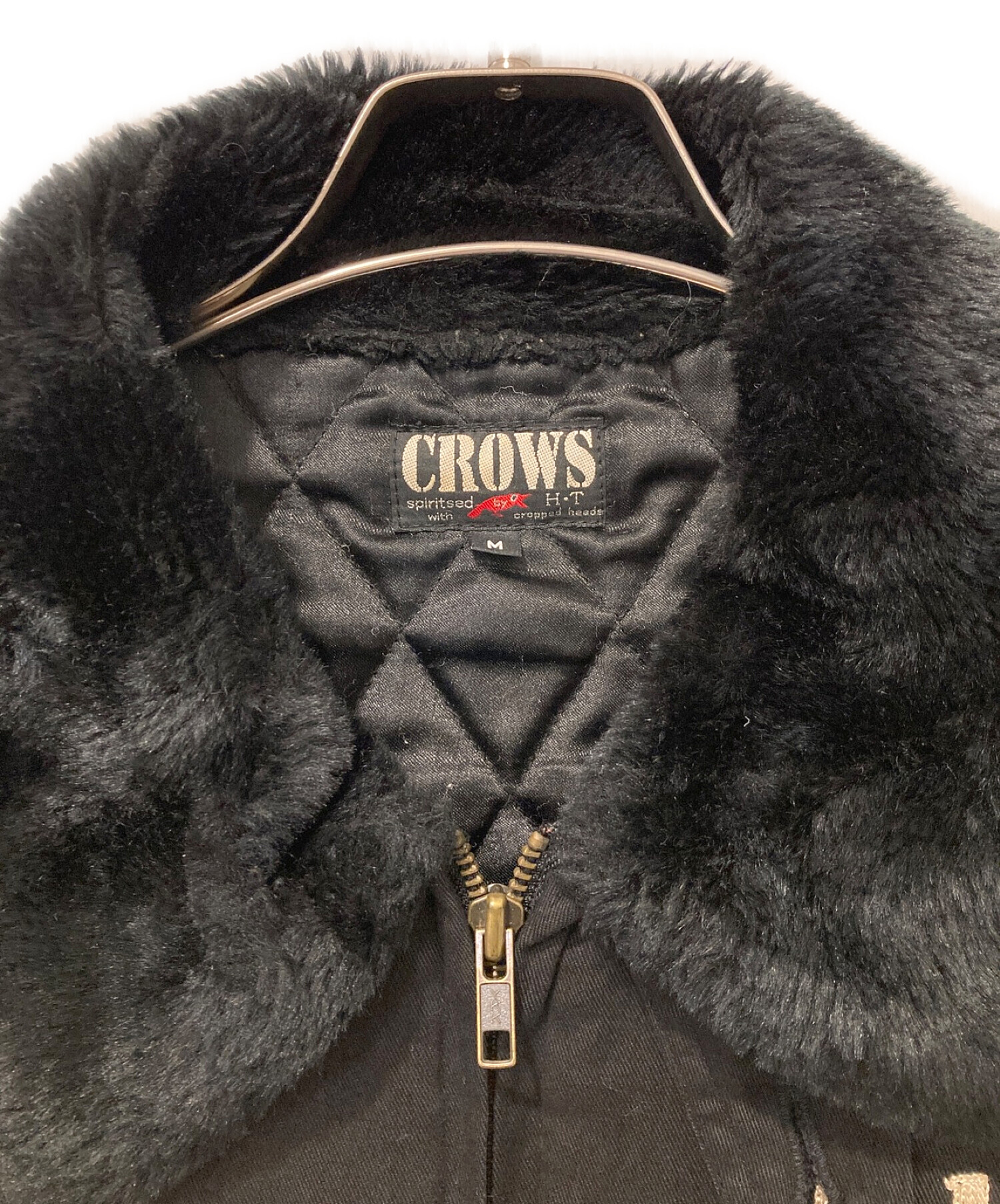 CROWS (クローズ) CROPPED HEADS (クロップドヘッズ) T.F.O.Aデッキジャケット ブラック サイズ:M