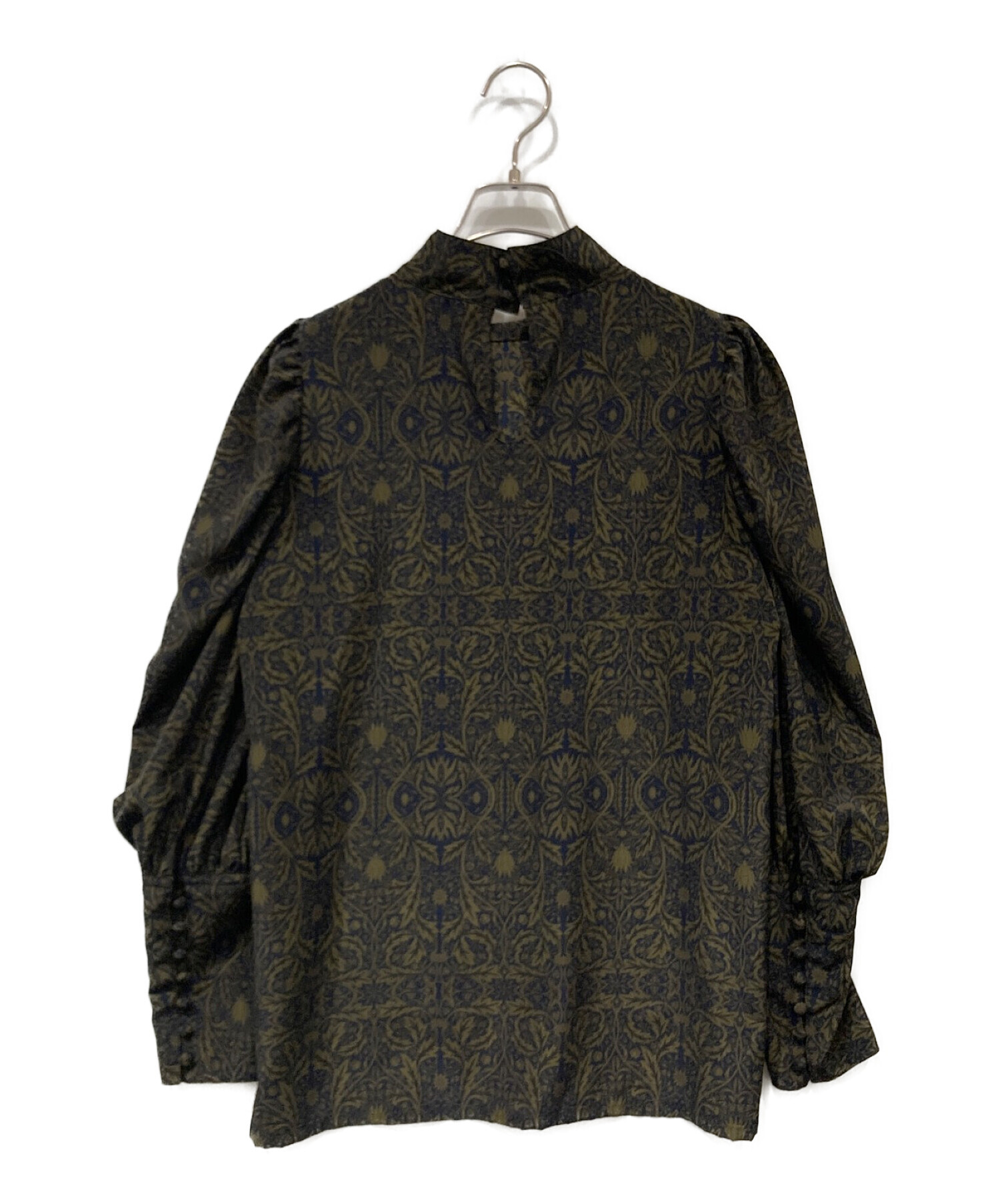 中古・古着通販】foufou (フーフー) plants in the UK blouse ネイビー