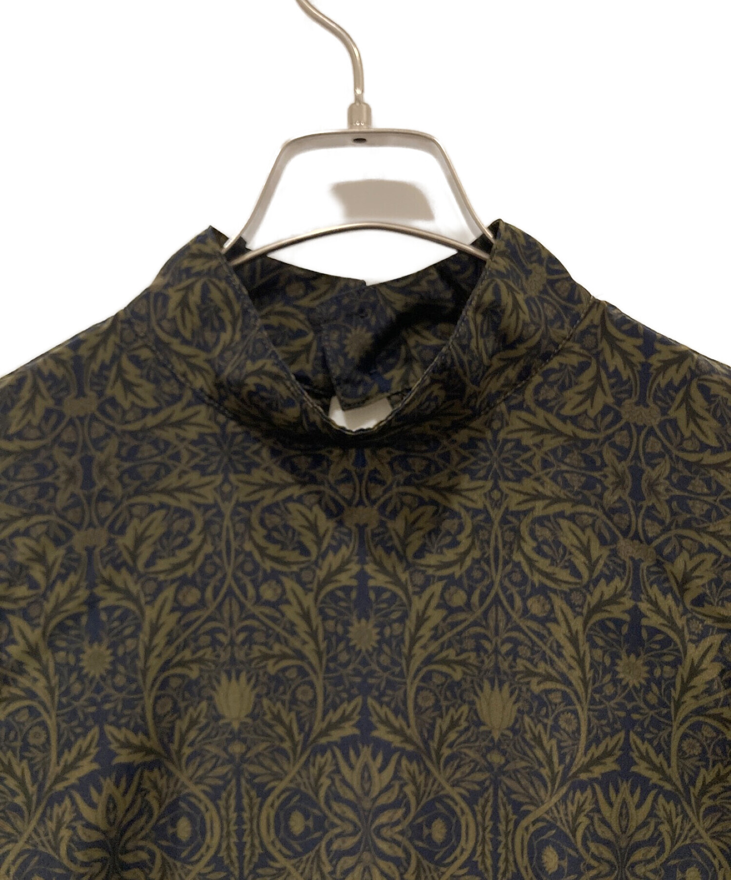 中古・古着通販】foufou (フーフー) plants in the UK blouse ネイビー