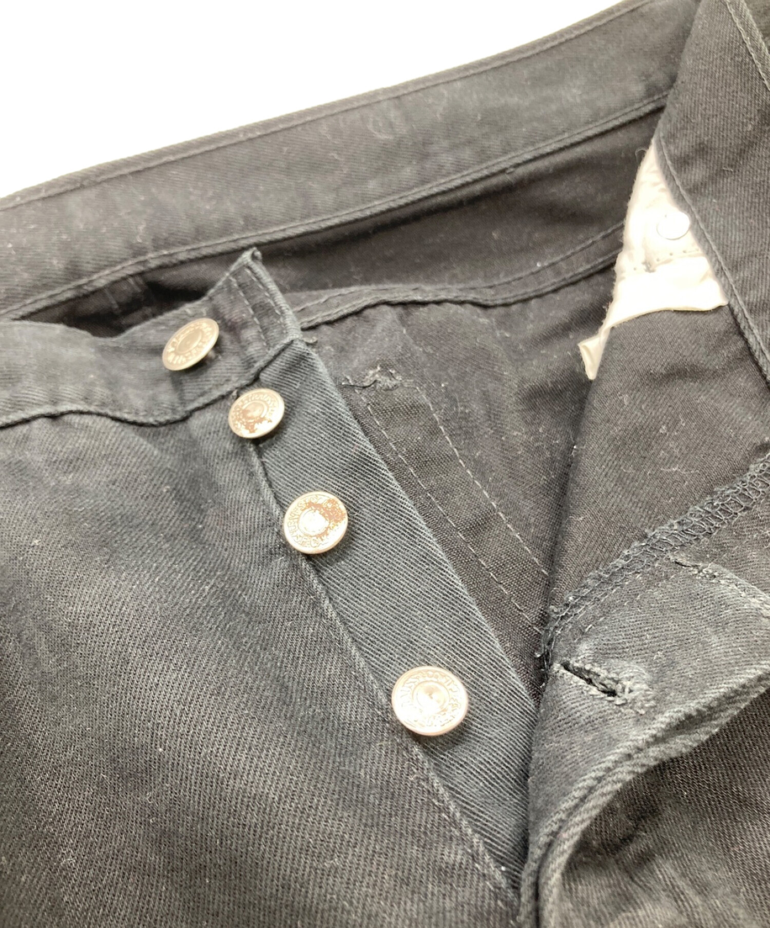 中古・古着通販】LEVI'S (リーバイス) 90s 501ブラックデニムパンツ