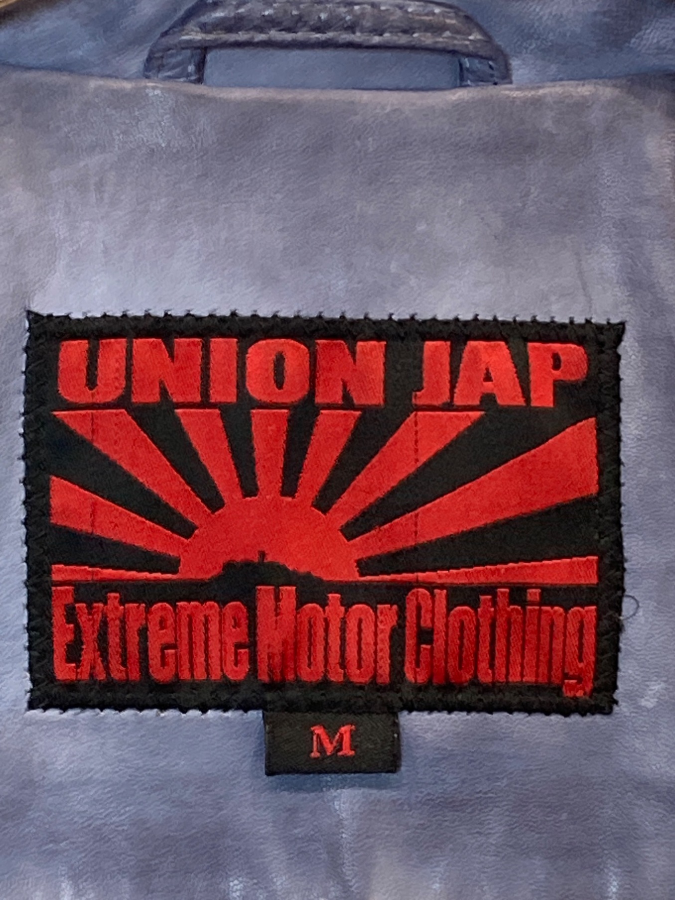 UNION JAP (ユニオンジャップ) ライダースジャケット ブルー サイズ:M