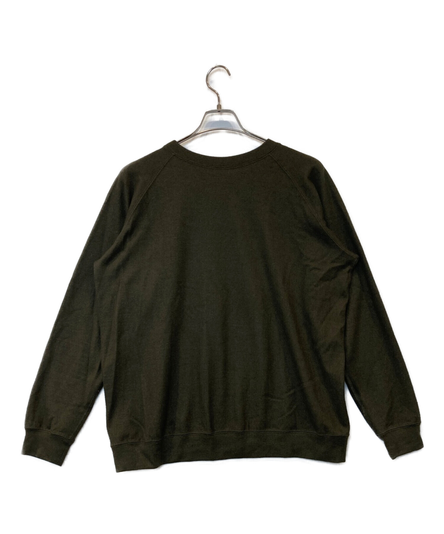 COLINA (コリーナ) Washable Wool Sweat カーキ サイズ:L