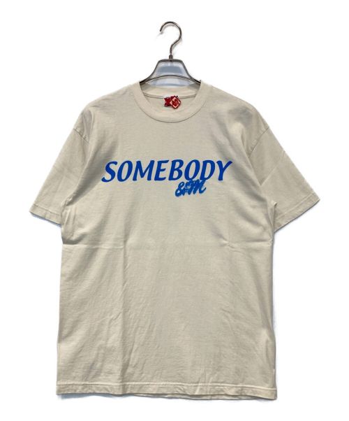 【中古・古着通販】m&m custom performance (エムアンドエム カスタムパフォーマンス) SOMEBODY&m Tシャツ ベージュ  サイズ:XL｜ブランド・古着通販 トレファク公式【TREFAC FASHION】スマホサイト