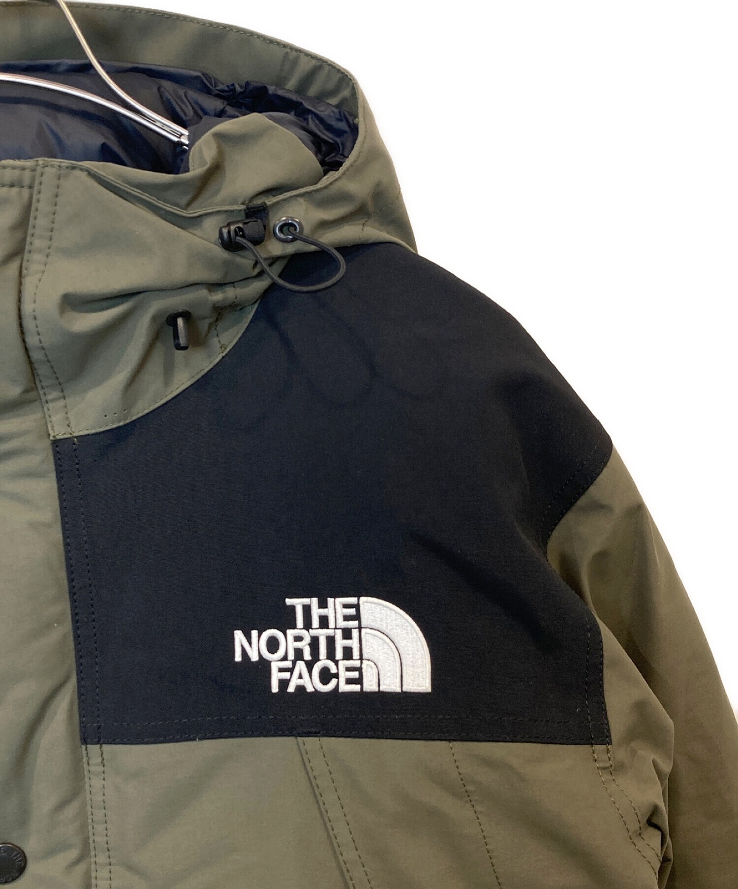 THE NORTH FACE (ザ ノース フェイス) Mountain Down Jacket マウンテンダウンジャケット ND91930 カーキ  サイズ:XL