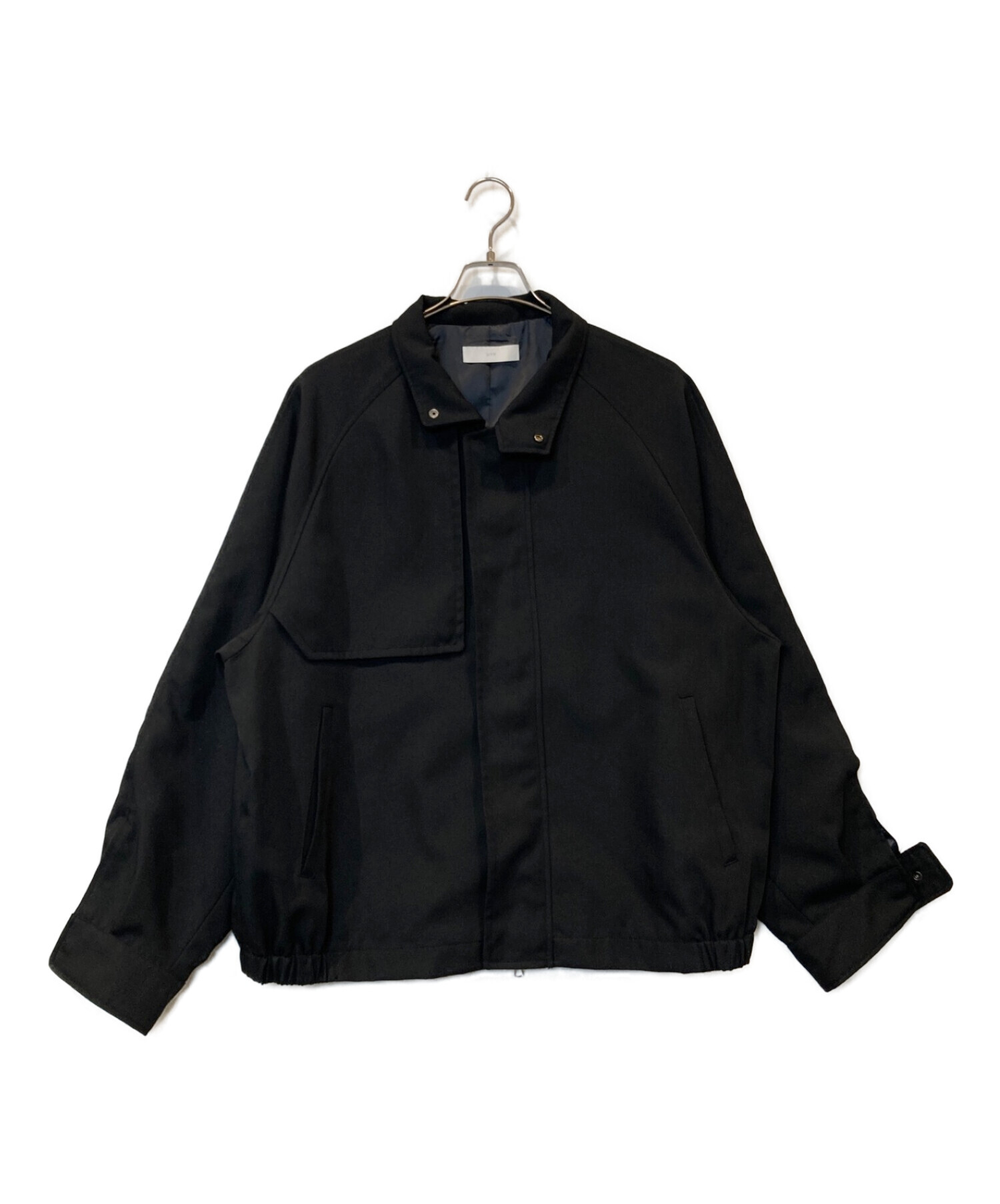 WYM LIDNM (ウィム バイ リドム) MILITARY STAND HI TWISTED GABA BLOUSON ブラック サイズ:L