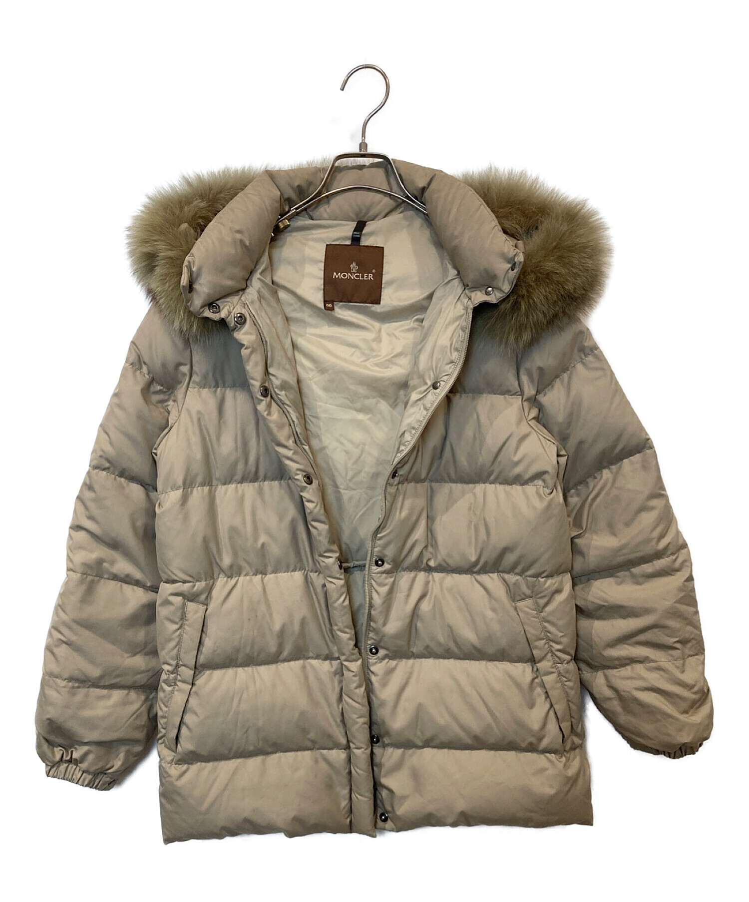 MONCLER (モンクレール) VALENTINE ダウンジャケット ベージュ サイズ:00(XS)