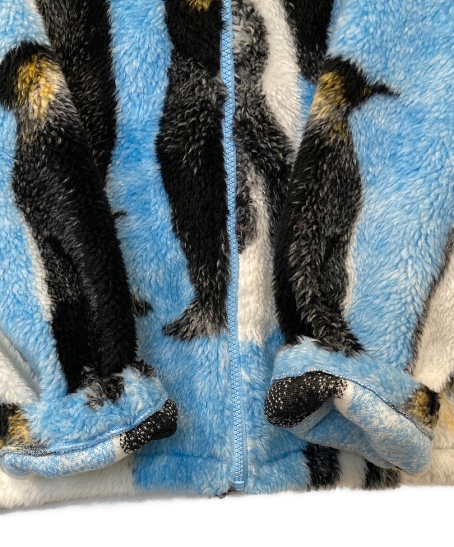 SUPREME (シュプリーム) Penguins Hooded Fleece Jacket ブルー サイズ: XL
