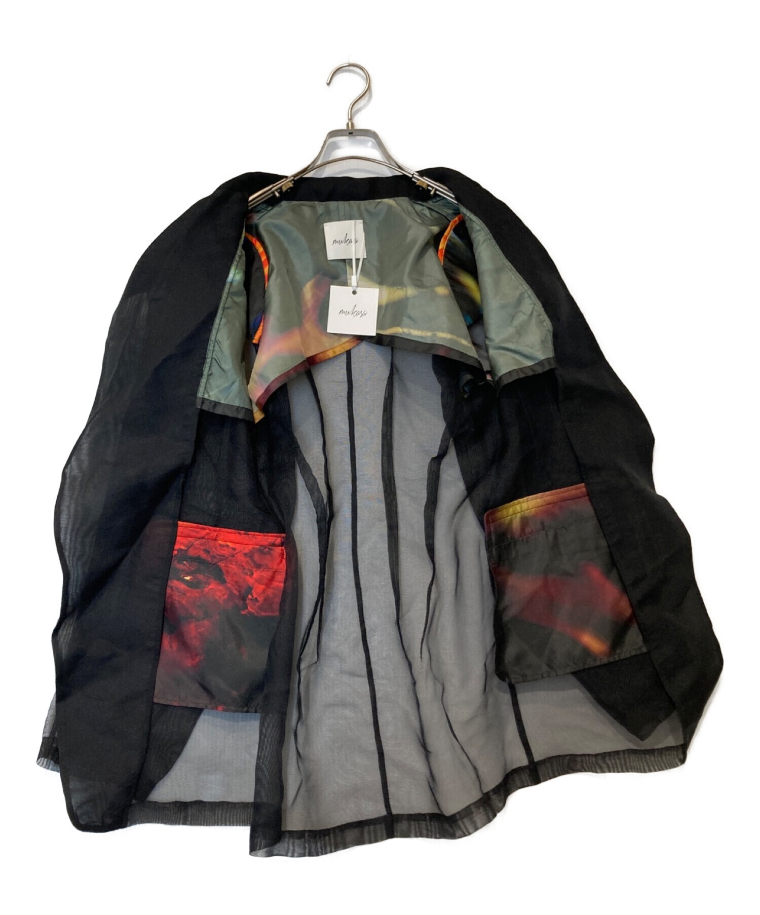 中古・古着通販】mukasa (ムカサ) mesh jacket ブラック サイズ:2 未 ...