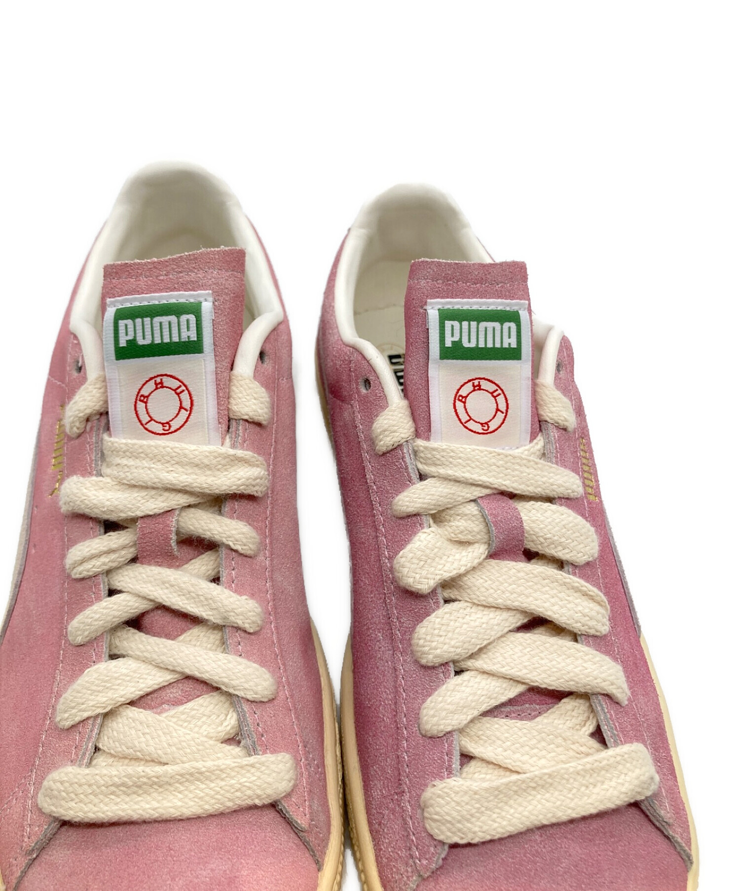 PUMA (プーマ) RHUIGI (ルイージ) SUEDE BBOY ピンク サイズ:26.5 未使用品