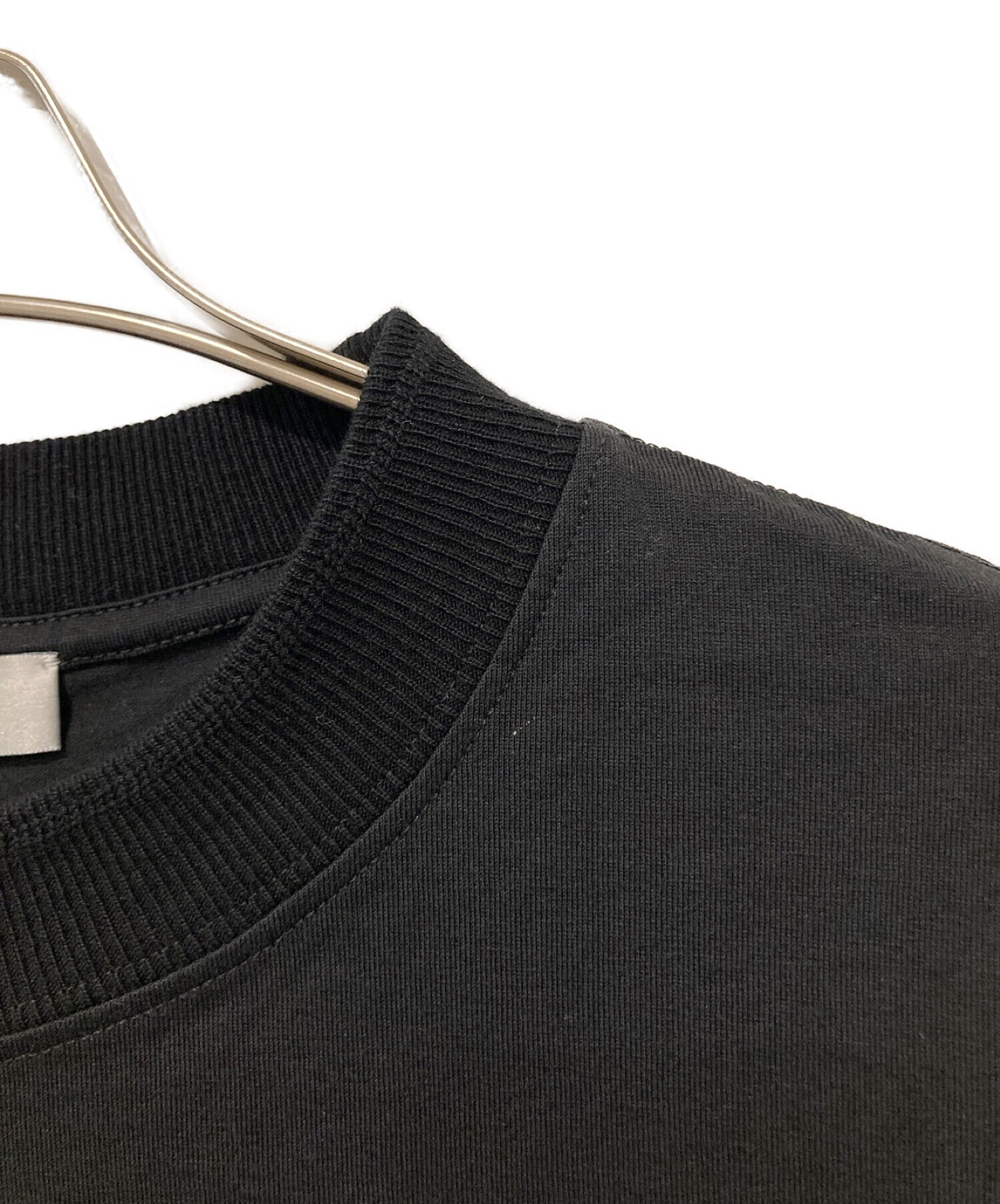 Dior (ディオール) KENNY SCHARF (ケニー・シャーフ) Beads CD Logo Black Cotton T-Shirt  ブラック サイズ:L