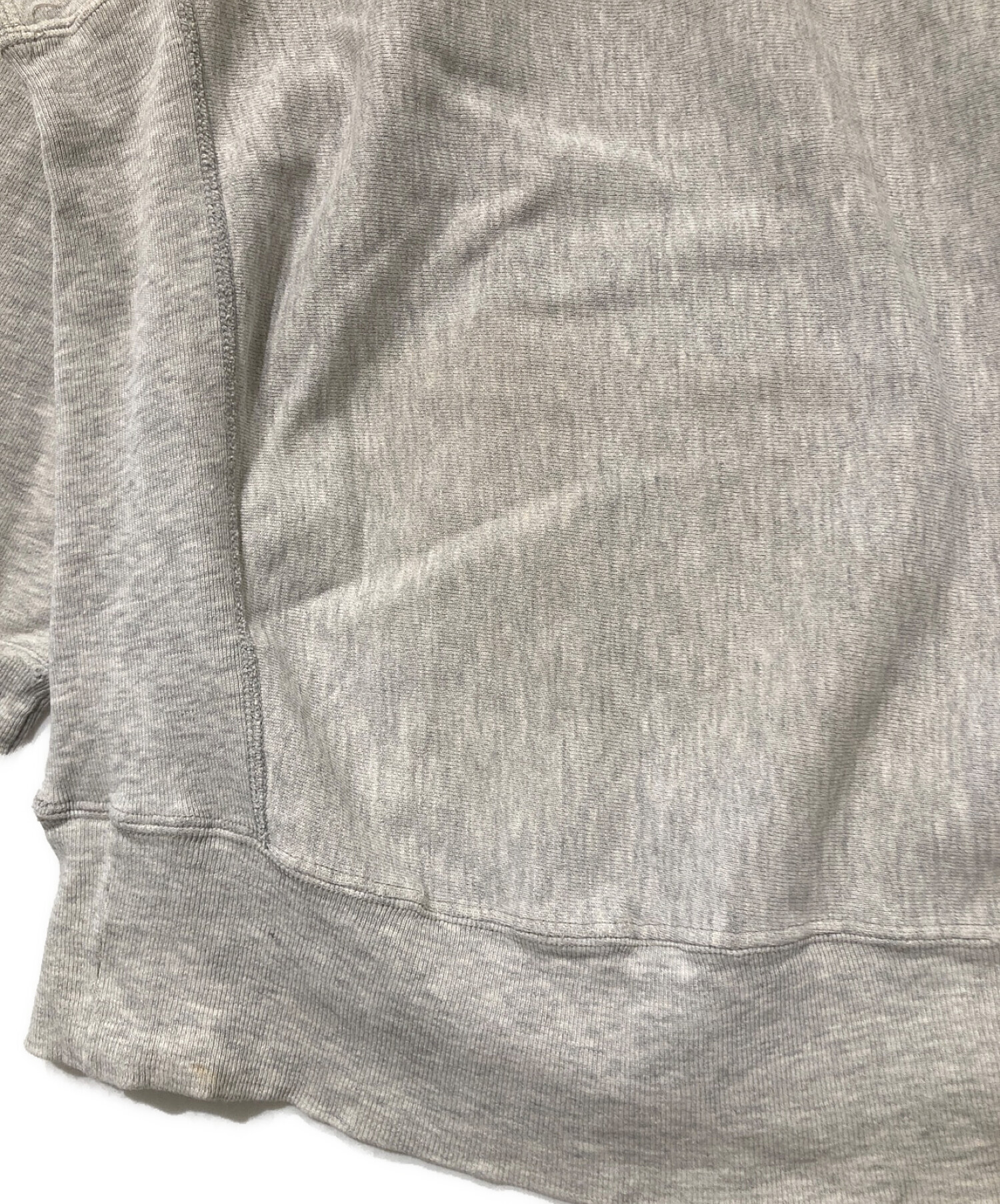 Champion (チャンピオン) 【古着】ステンシルプリント リバースウィーブパーカー グレー サイズ:XL