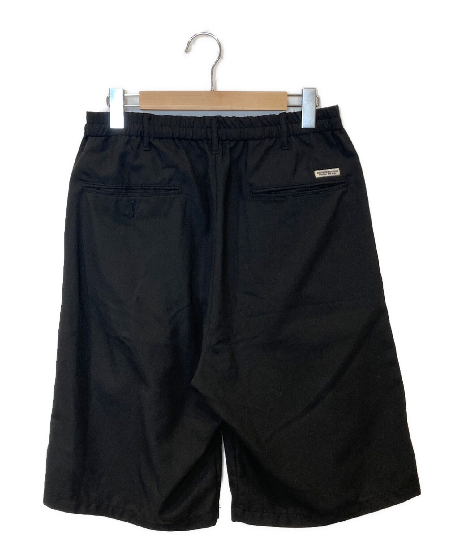 COOTIE PRODUCTIONS (クーティープロダクツ) 2 Tuck Easy Shorts ブラック サイズ:L