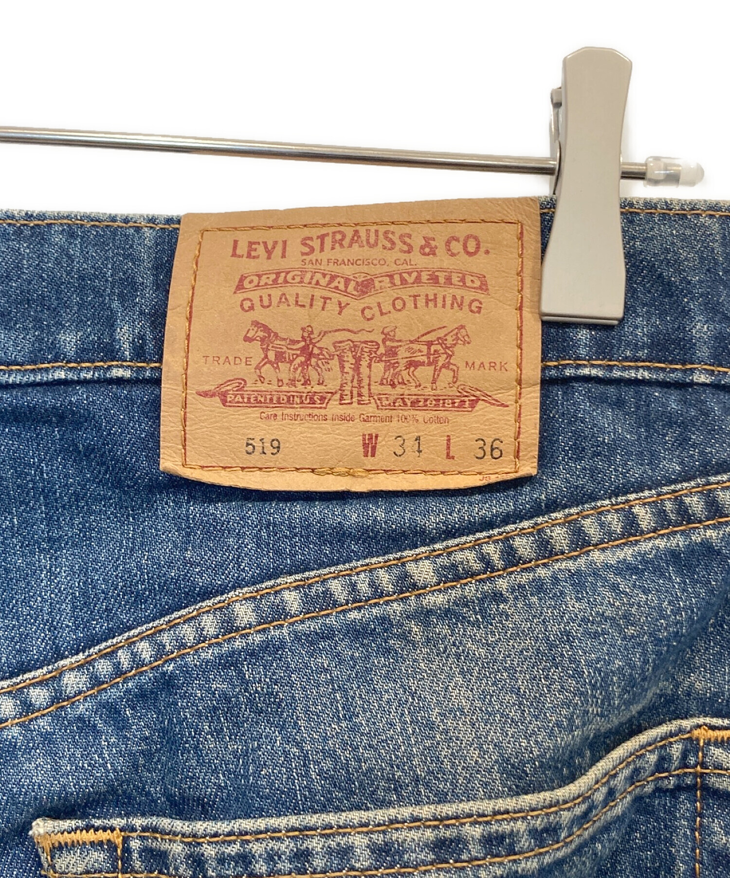 LEVI'S (リーバイス) 519デニムパンツ インディゴ サイズ:W31×L36