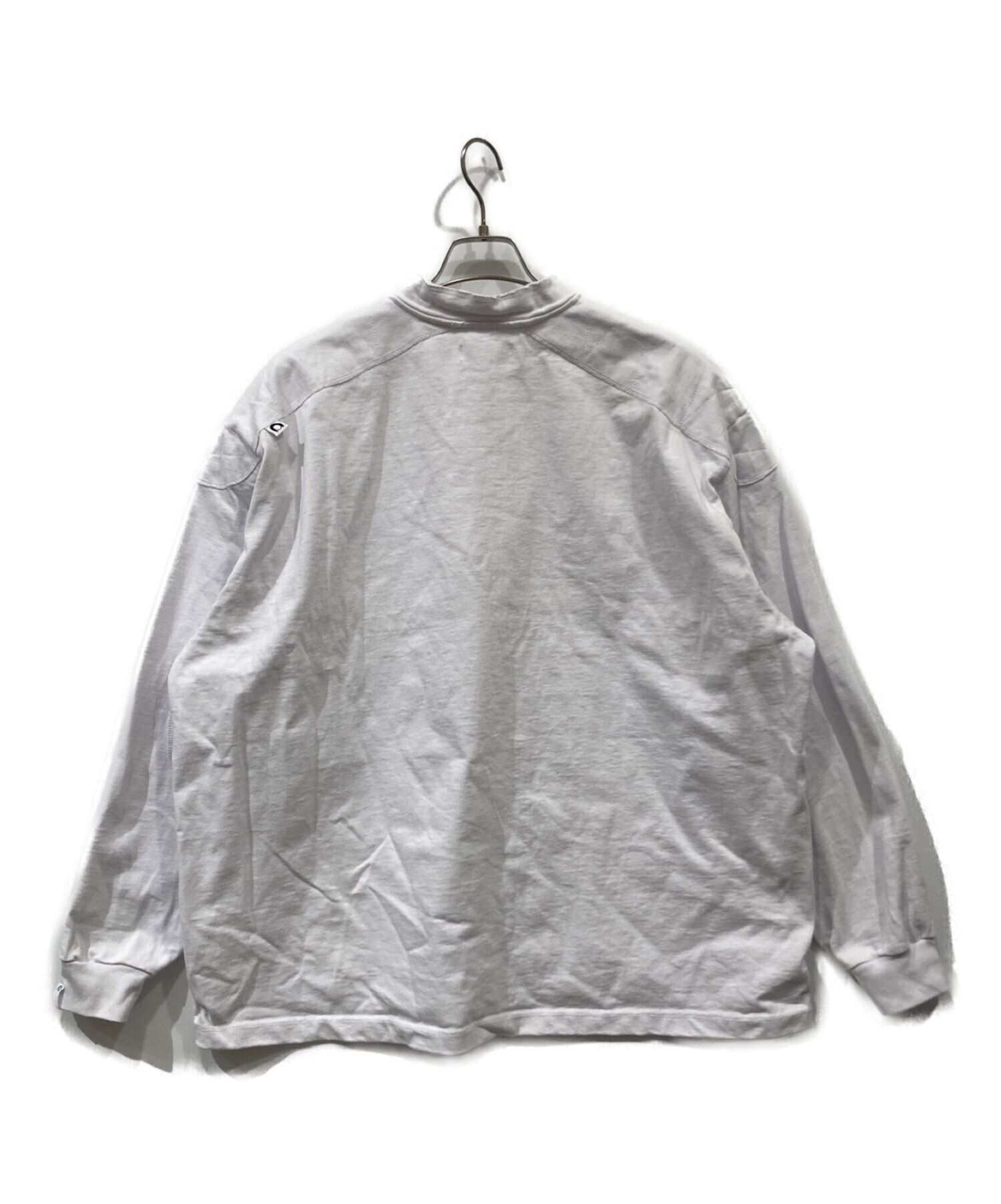 CAHLUMN (カウラム) Heavy Weight Jersey Rugger Shirt / ラガーシャツ / スウェット ホワイト サイズ:M