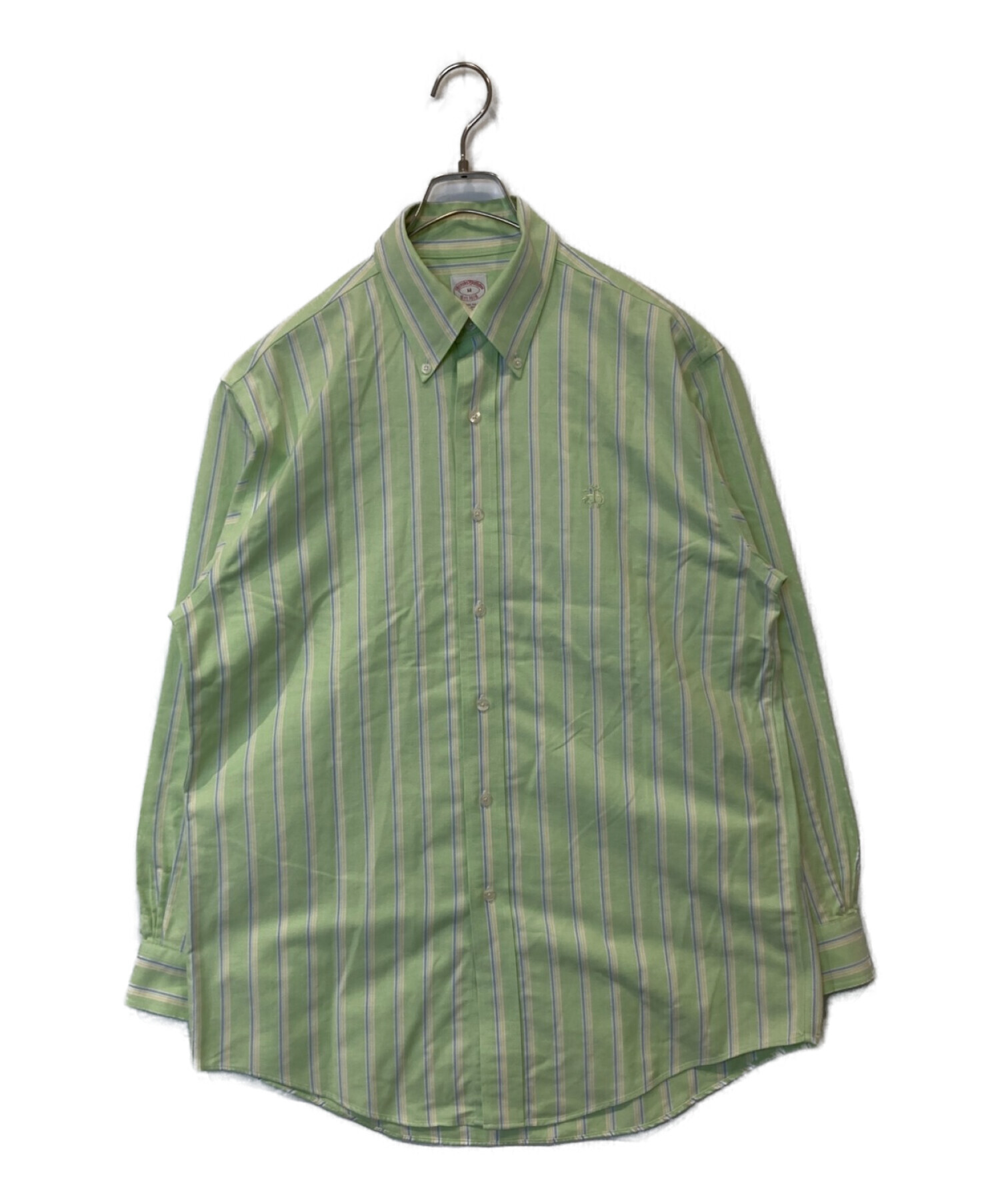 毎日低価 美品 ブルックスブラザーズ OwnMake BDシャツ 六つ釦 緑