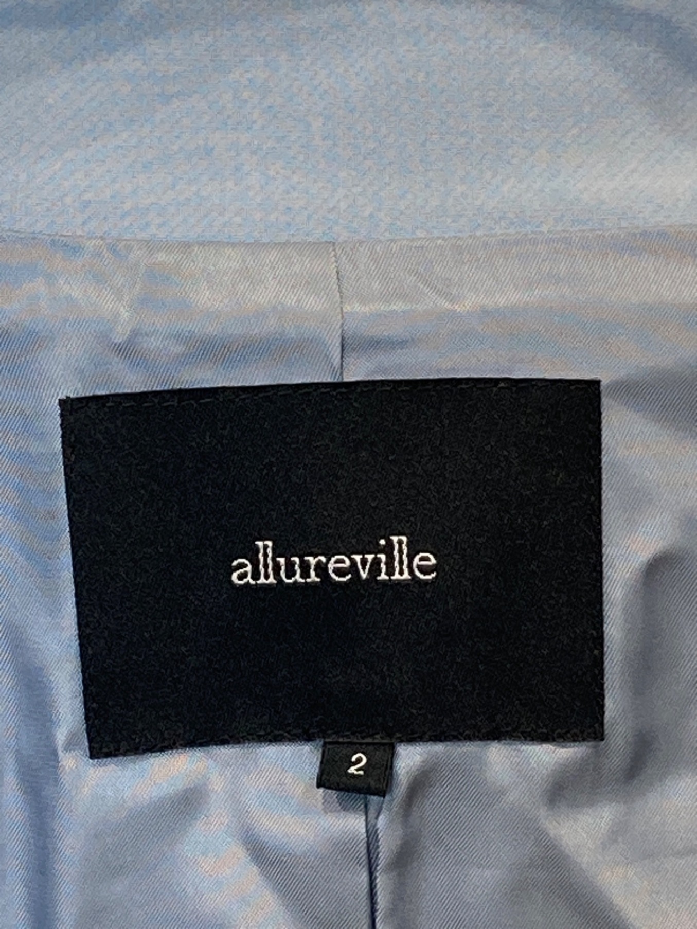 中古・古着通販】allureville (アルアバイル) チェスターコート ブルー